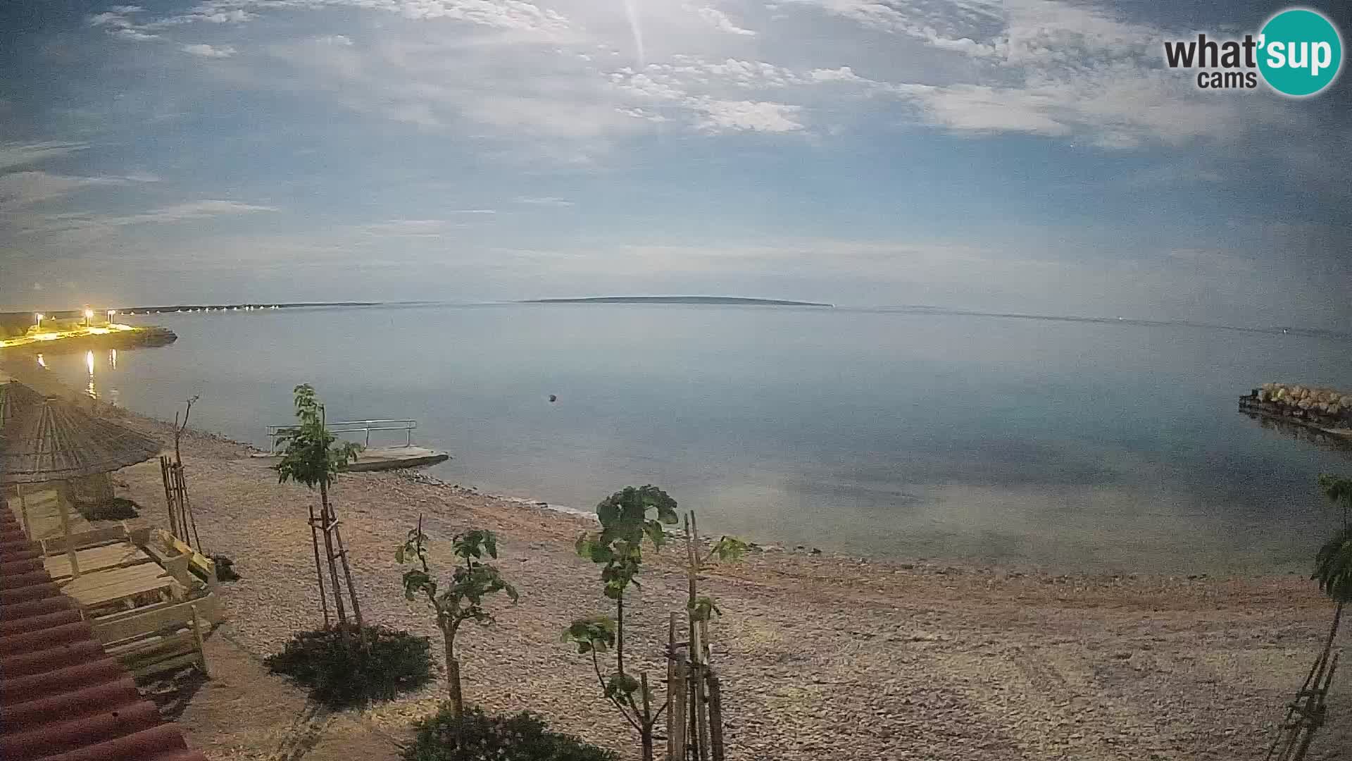 Spletna kamera Plaža Gajac – Pag – Hrvaška