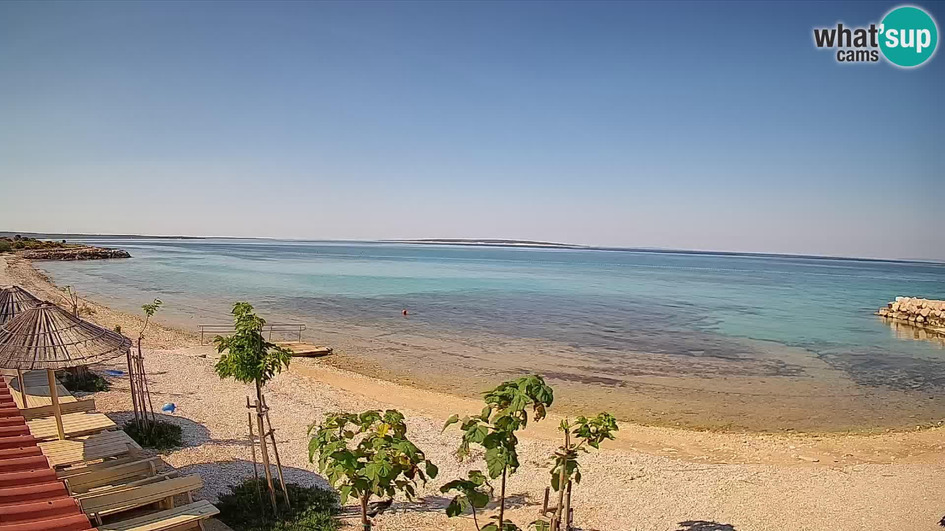 Live Webcam Gajac beach – Pag