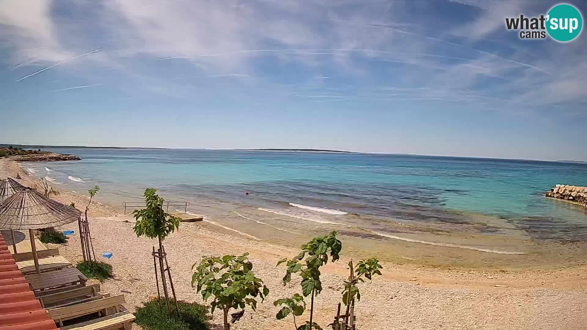 Live Webcam Gajac beach – Pag
