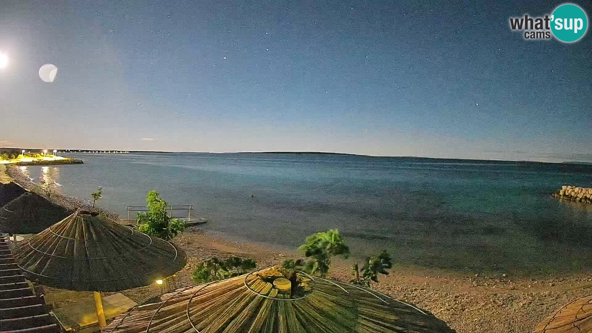 Live Webcam Gajac beach – Pag