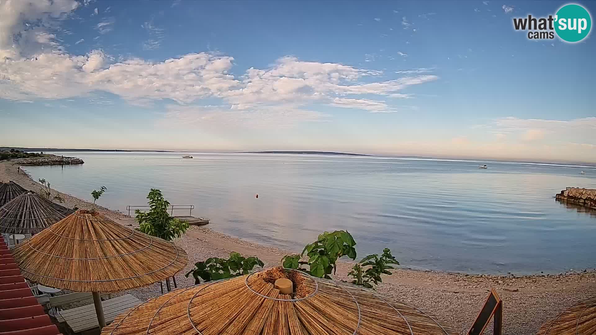 Webcam Strand in Gajac – Pag – Kroatien