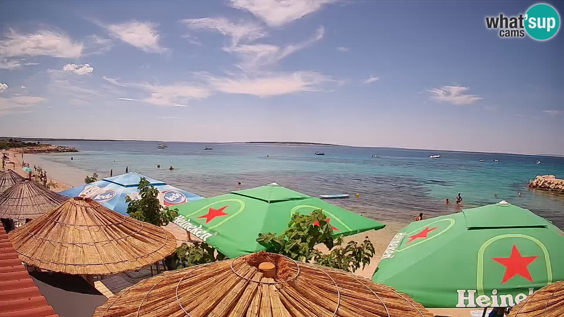Webcam Strand in Gajac – Pag – Kroatien