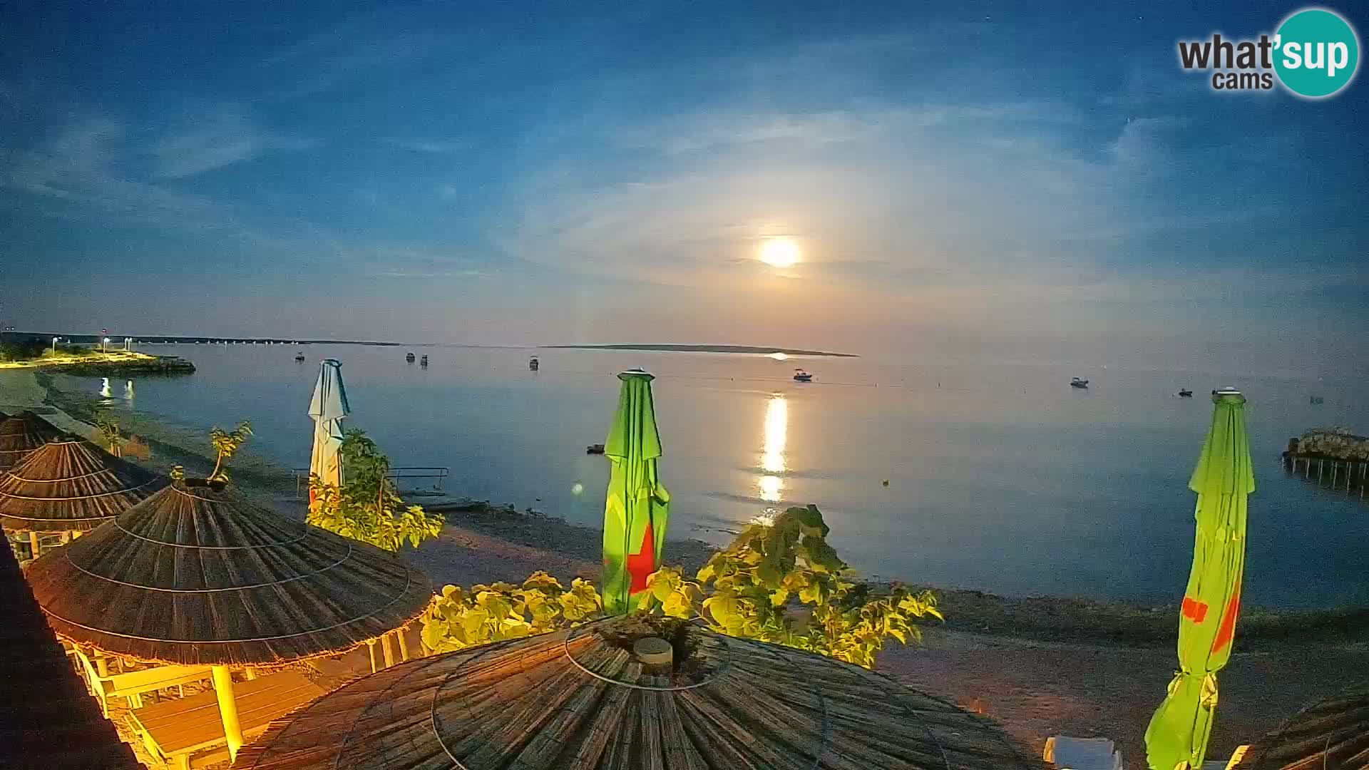 Spletna kamera Plaža Gajac – Pag – Hrvaška