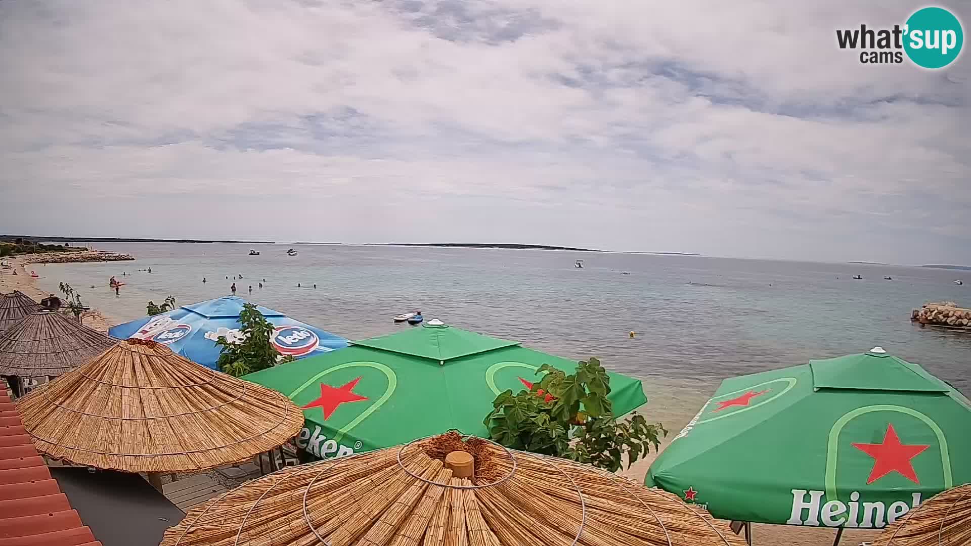 Live Webcam Gajac beach – Pag