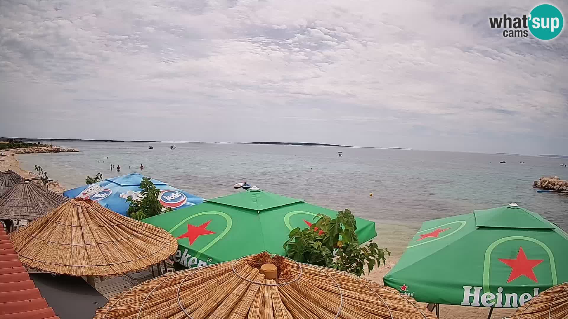Live Webcam Gajac beach – Pag