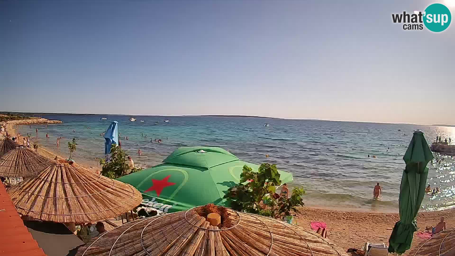 Live Webcam Gajac beach – Pag