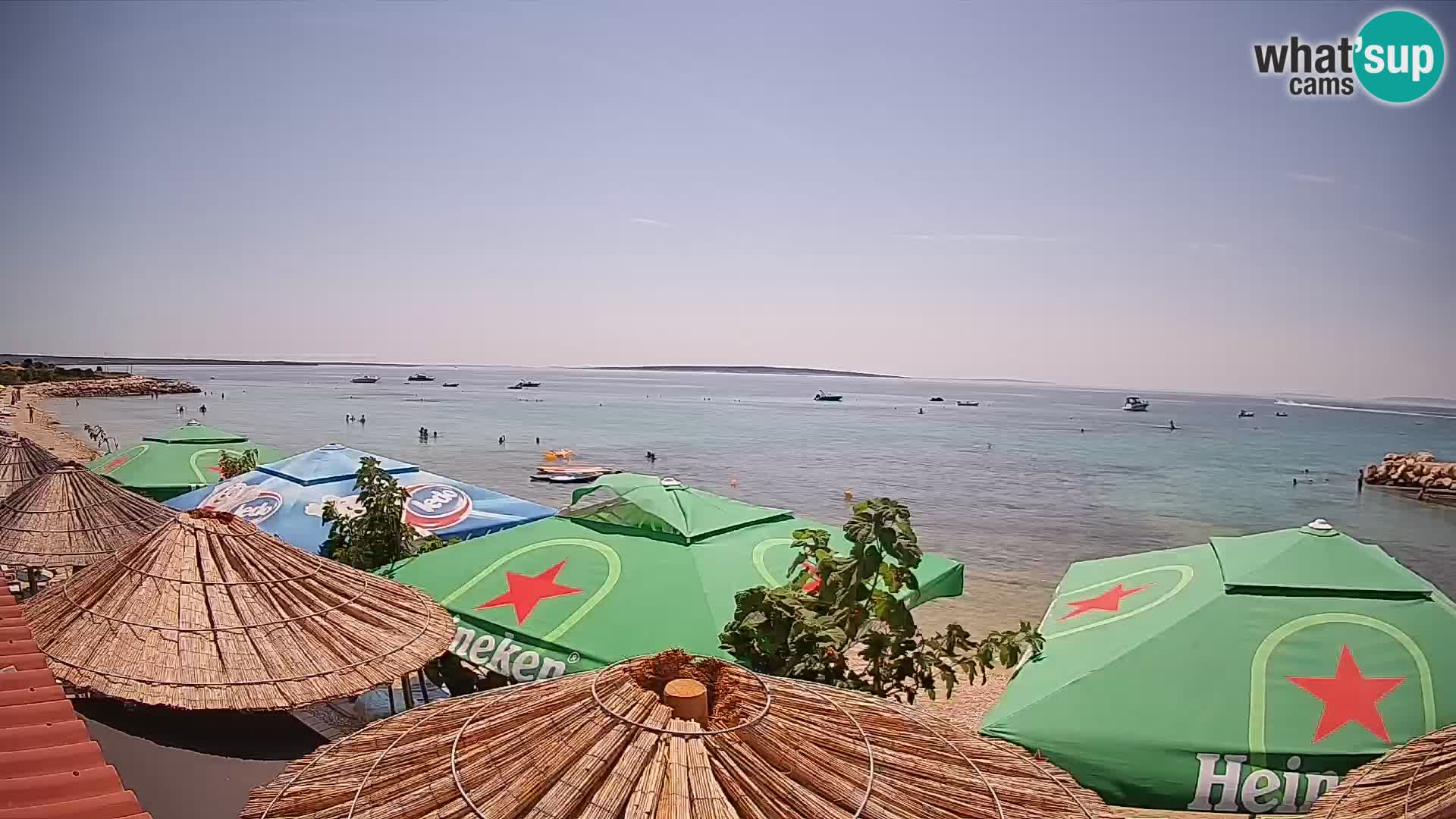 Spletna kamera Plaža Gajac – Pag – Hrvaška
