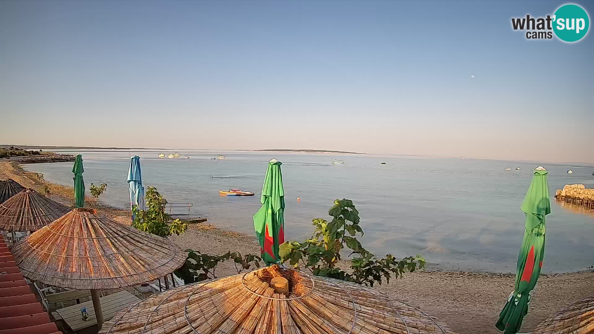 Spletna kamera Plaža Gajac – Pag – Hrvaška