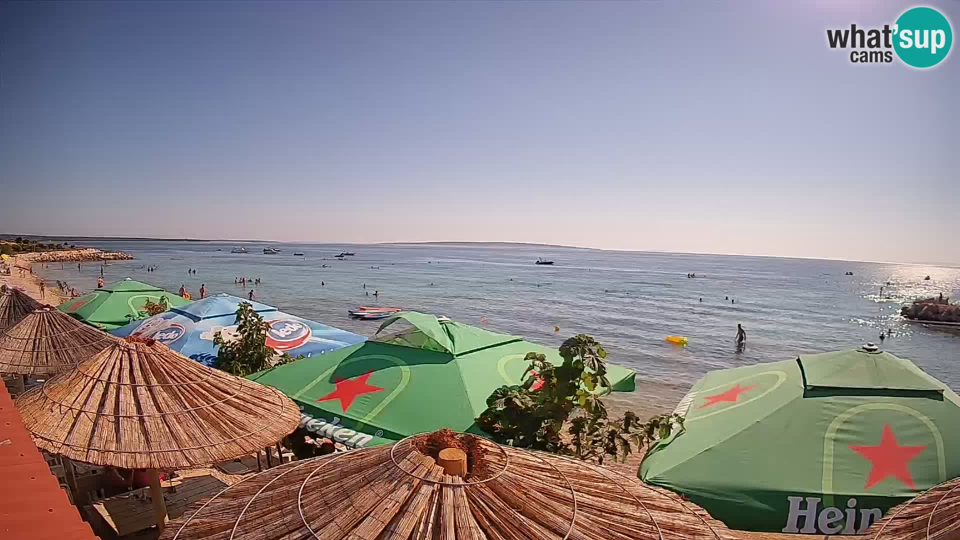 Live Webcam Gajac beach – Pag
