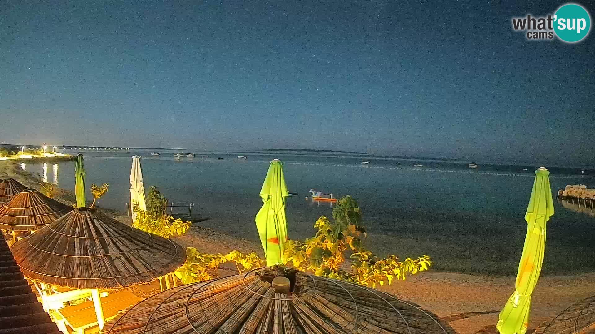 Spletna kamera Plaža Gajac – Pag – Hrvaška