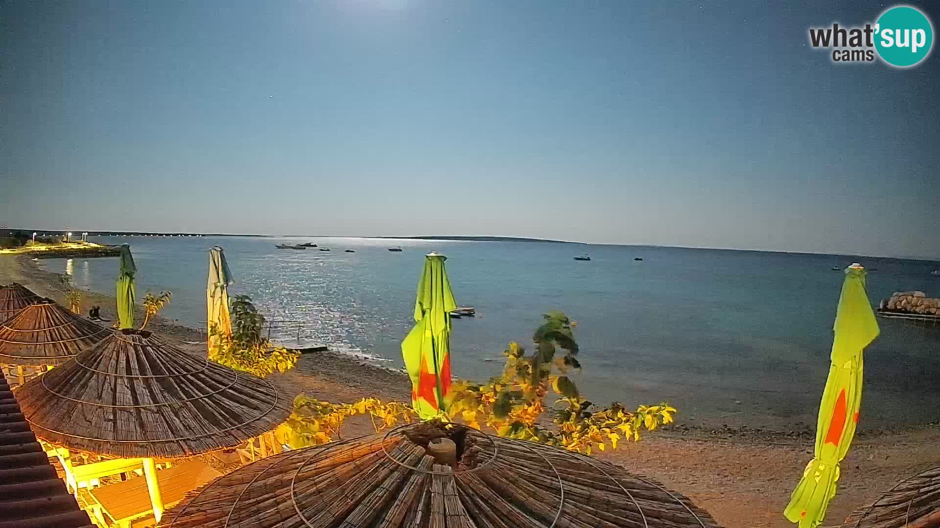 Spletna kamera Plaža Gajac – Pag – Hrvaška