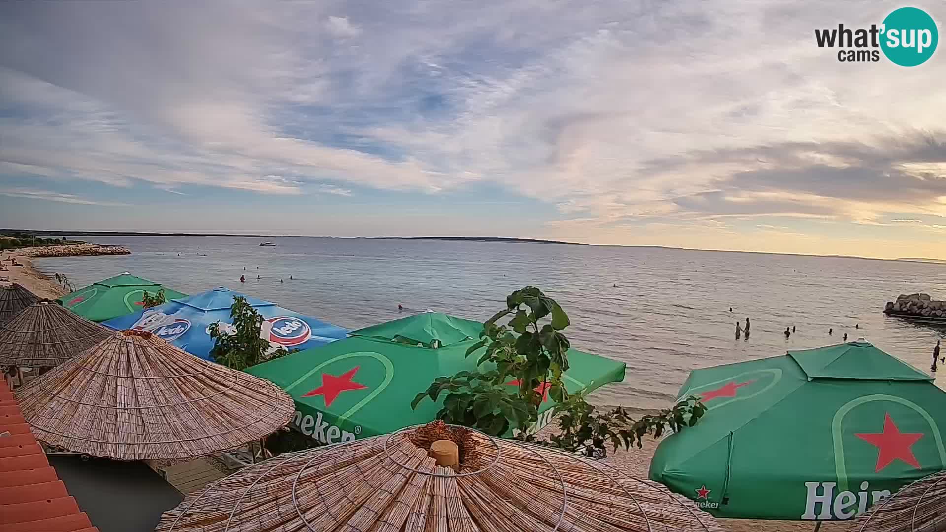 Spletna kamera Plaža Gajac – Pag – Hrvaška