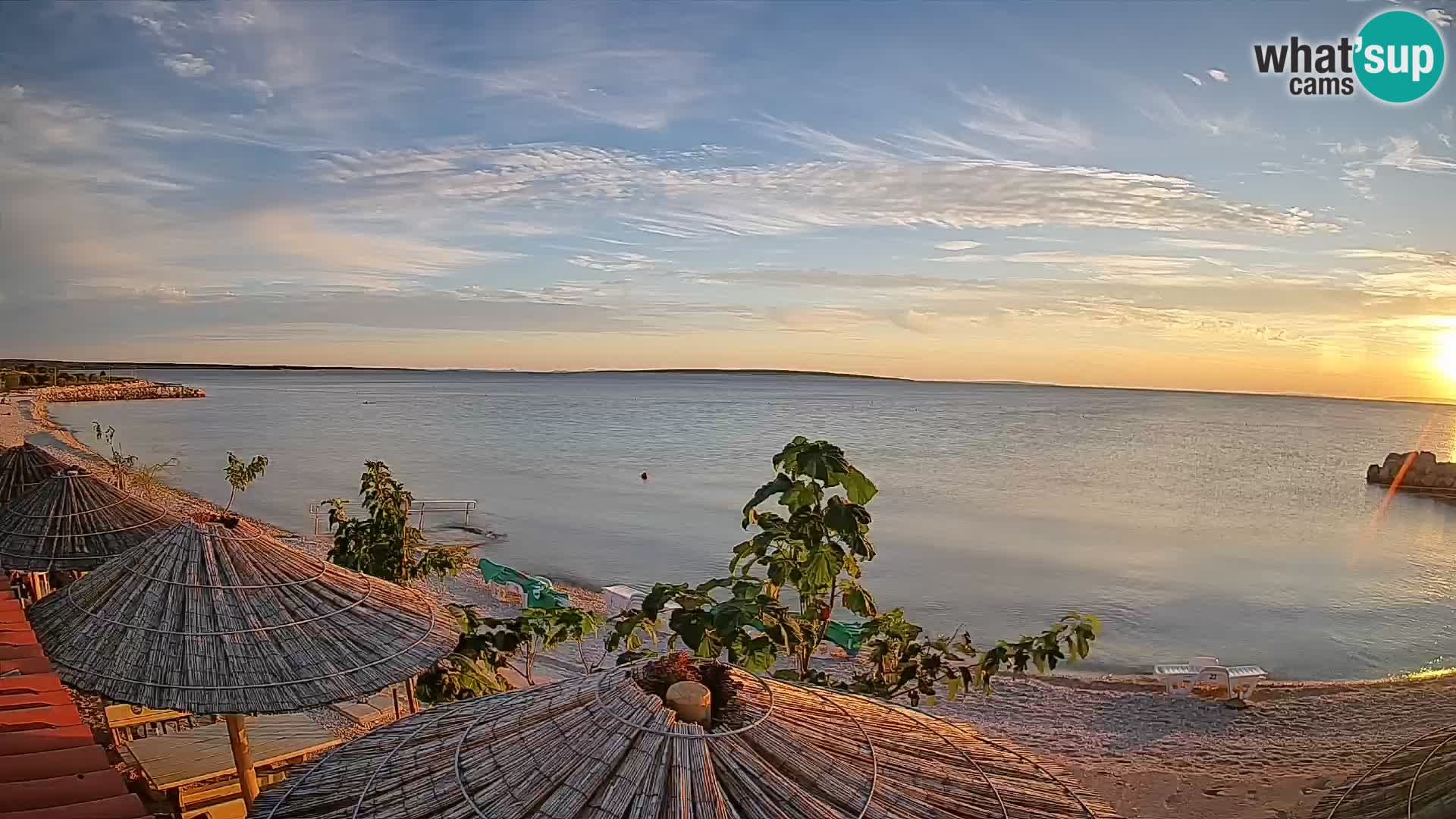 Webcam Strand in Gajac – Pag – Kroatien