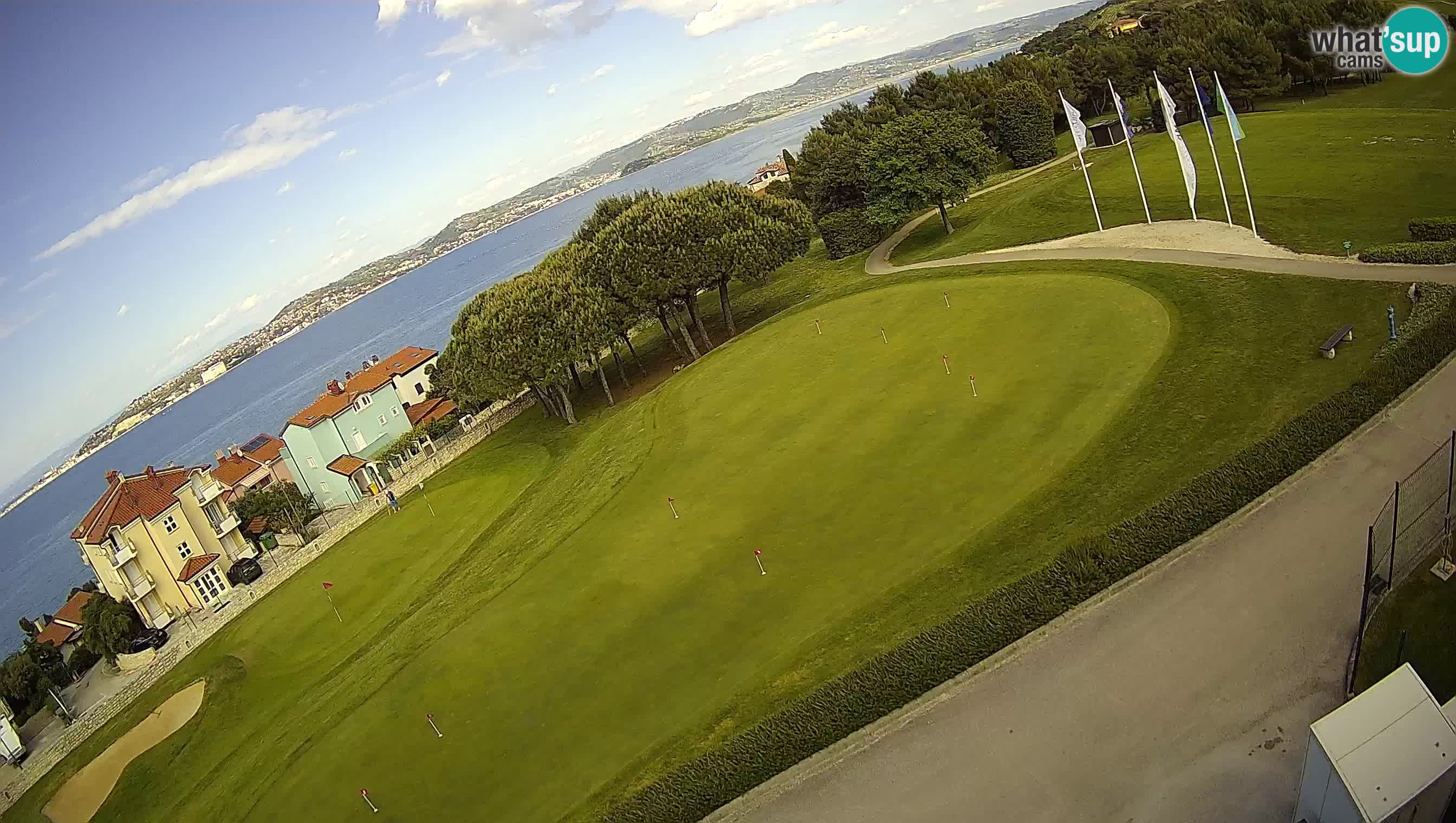 Golf Adriatique Webcam en direct Savudrija – Rezidencija Skiper – Istrie – Croatie