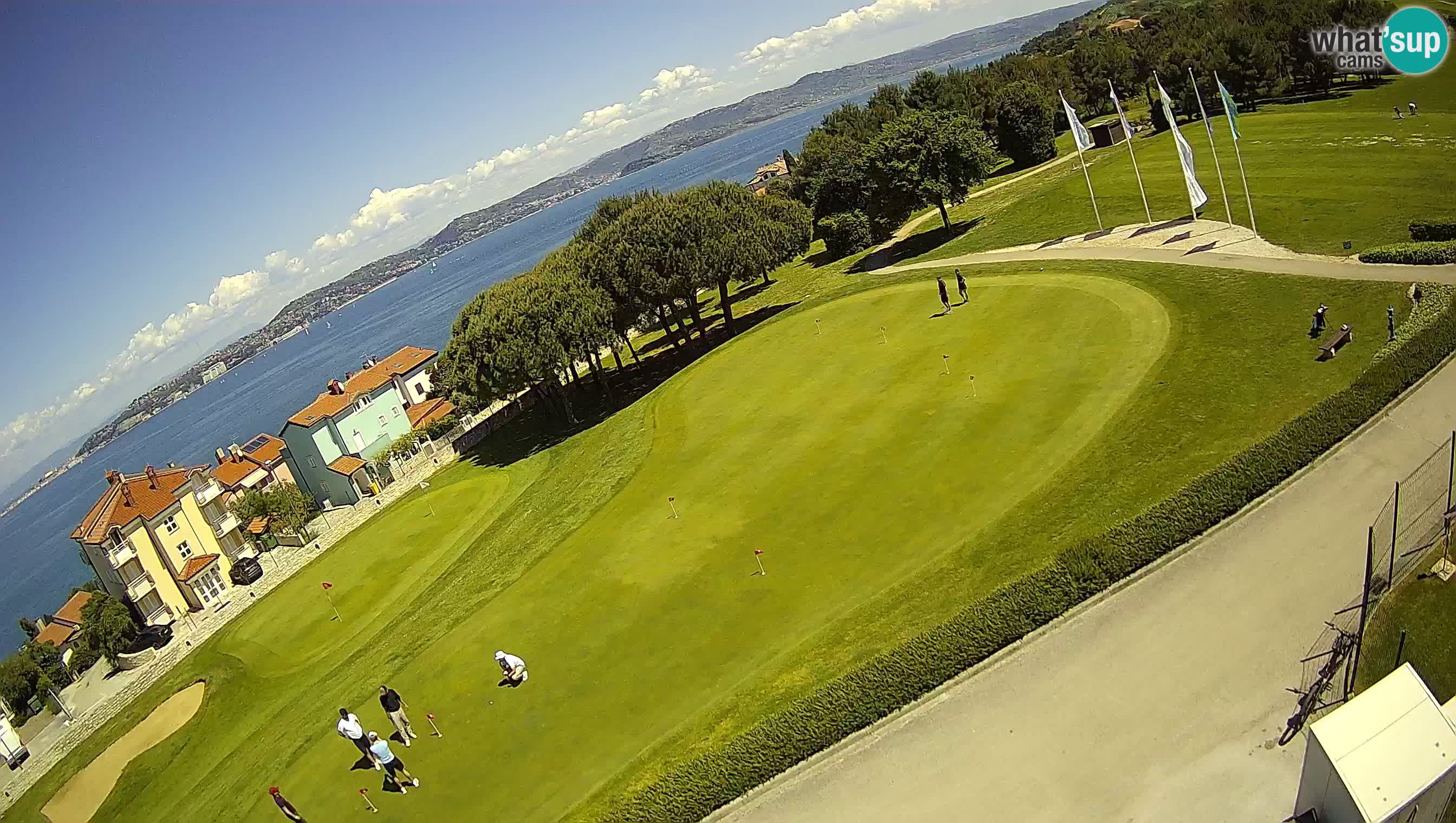 Golf Adriatique Webcam en direct Savudrija – Rezidencija Skiper – Istrie – Croatie