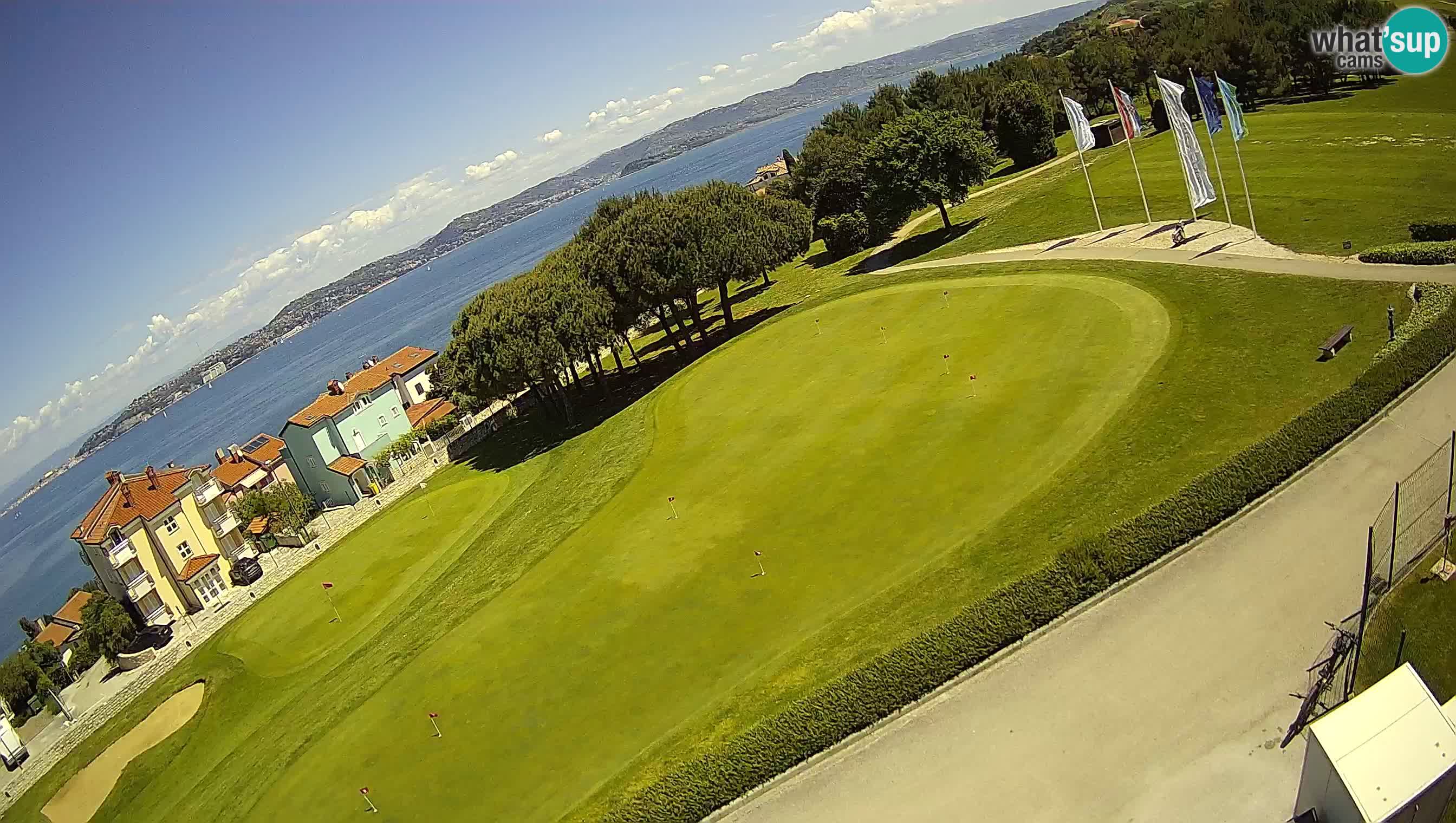 Golf Adriatique Webcam en direct Savudrija – Rezidencija Skiper – Istrie – Croatie