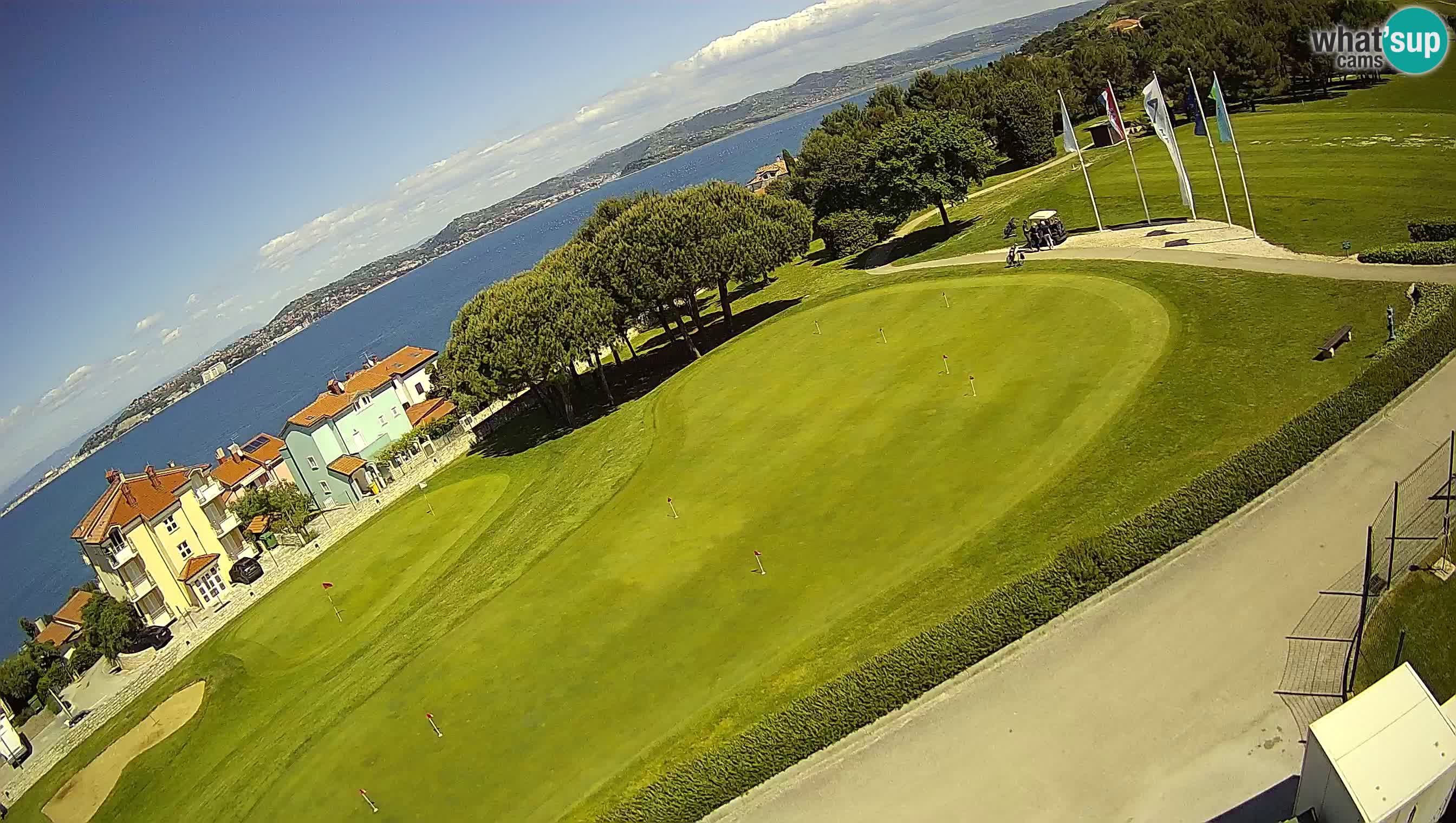 Golf Adriatique Webcam en direct Savudrija – Rezidencija Skiper – Istrie – Croatie