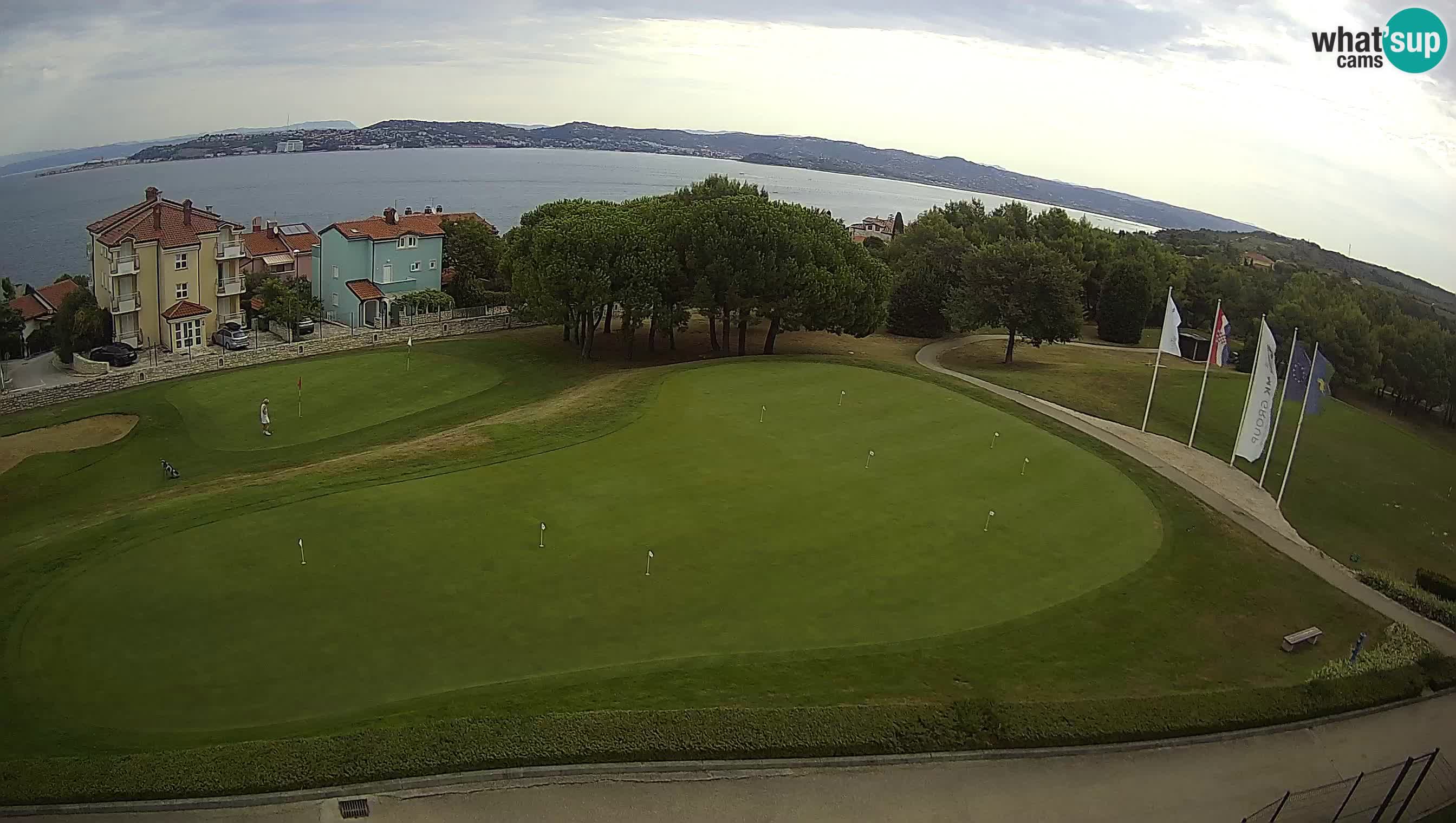 Golf Adriatique Webcam en direct Savudrija – Rezidencija Skiper – Istrie – Croatie