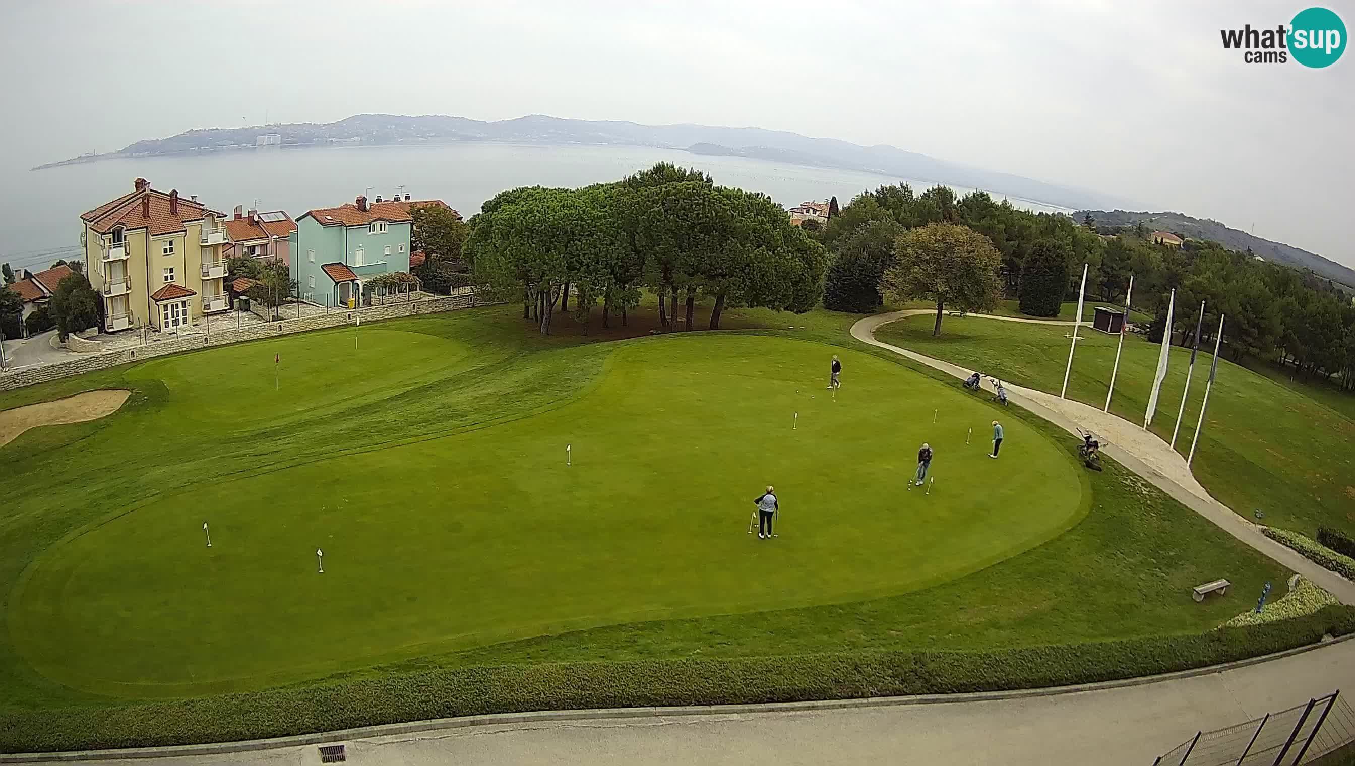 Golf Adriatique Webcam en direct Savudrija – Rezidencija Skiper – Istrie – Croatie