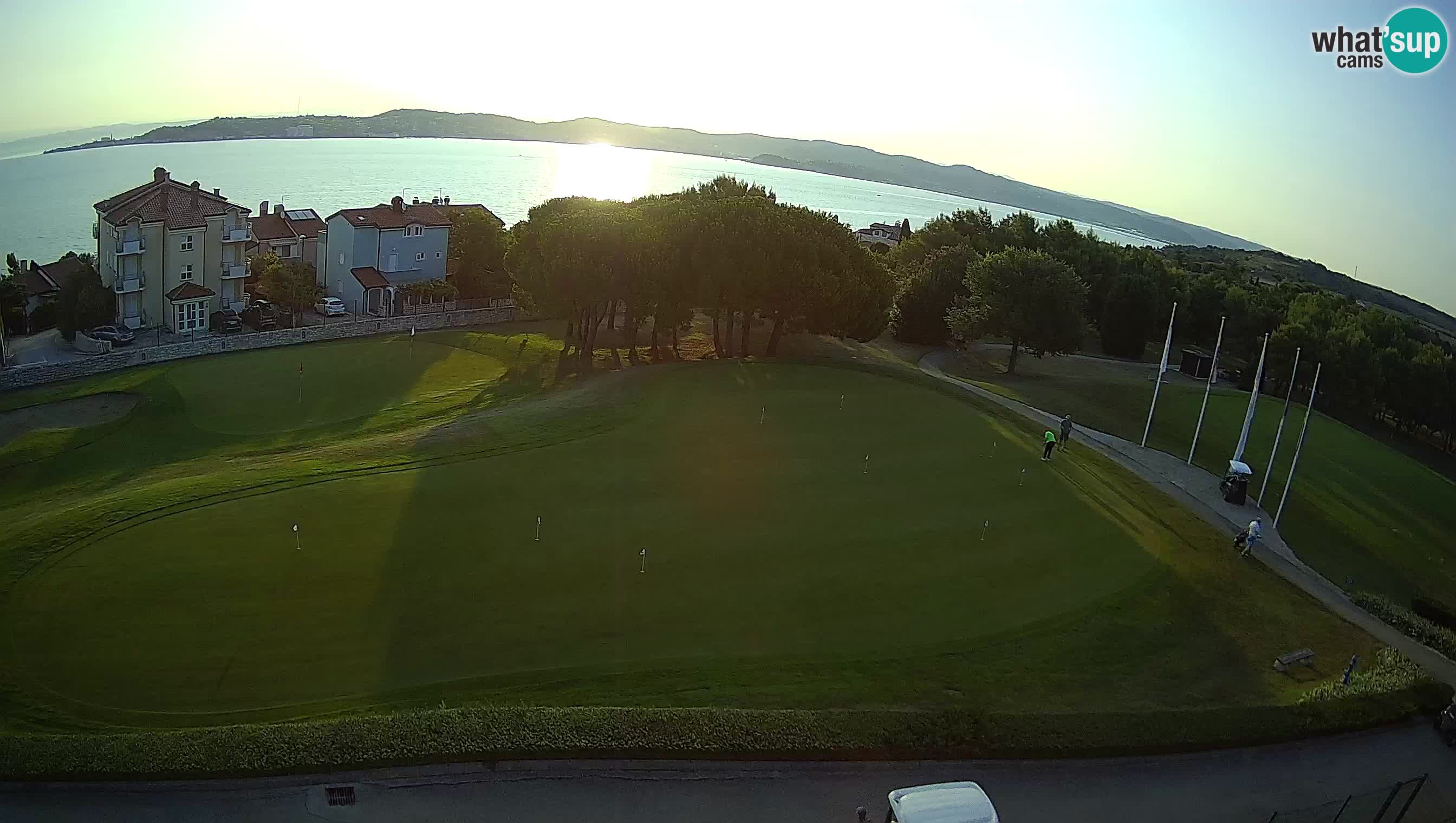 Golf Adriatique Webcam en direct Savudrija – Rezidencija Skiper – Istrie – Croatie