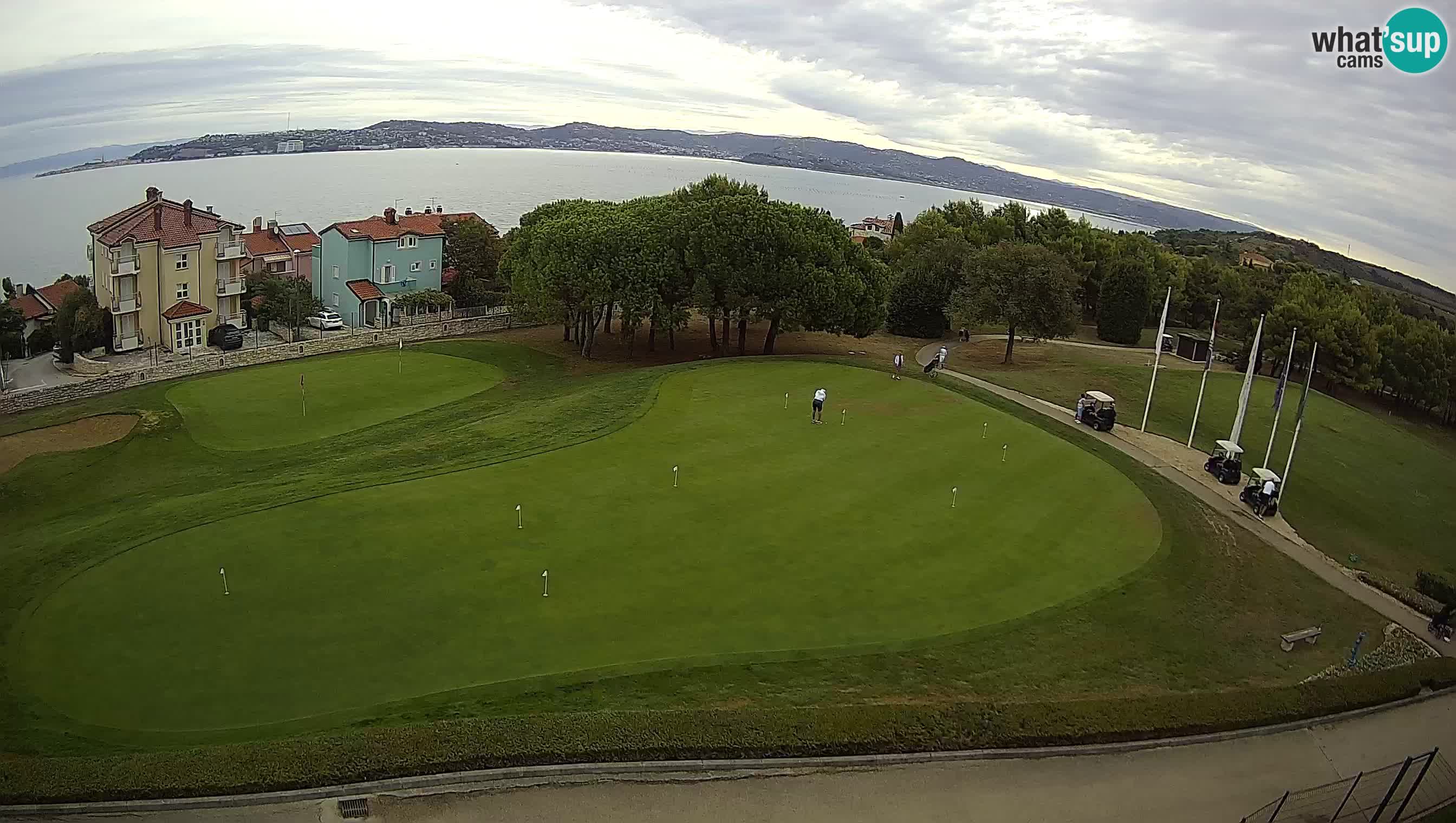 Golf Adriatique Webcam en direct Savudrija – Rezidencija Skiper – Istrie – Croatie