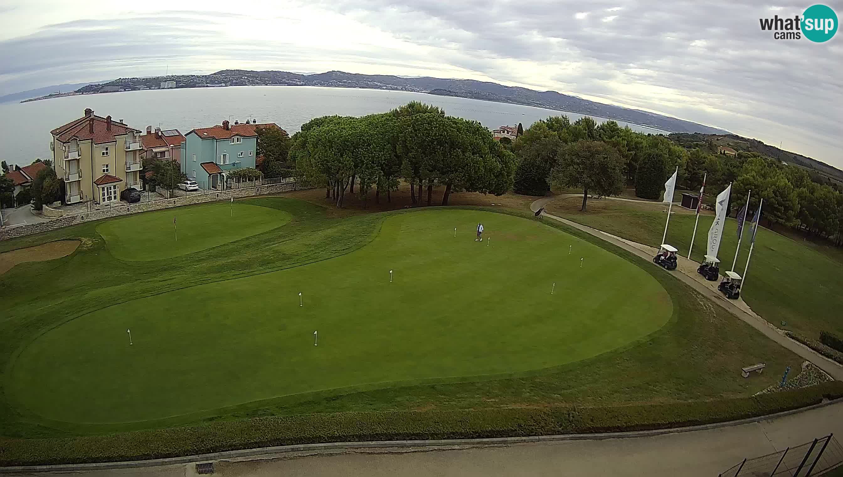 Golf Adriatique Webcam en direct Savudrija – Rezidencija Skiper – Istrie – Croatie