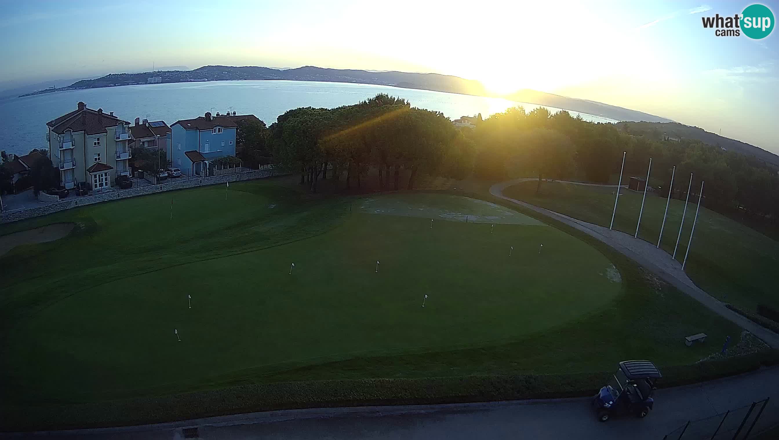 Golf Adriatique Webcam en direct Savudrija – Rezidencija Skiper – Istrie – Croatie