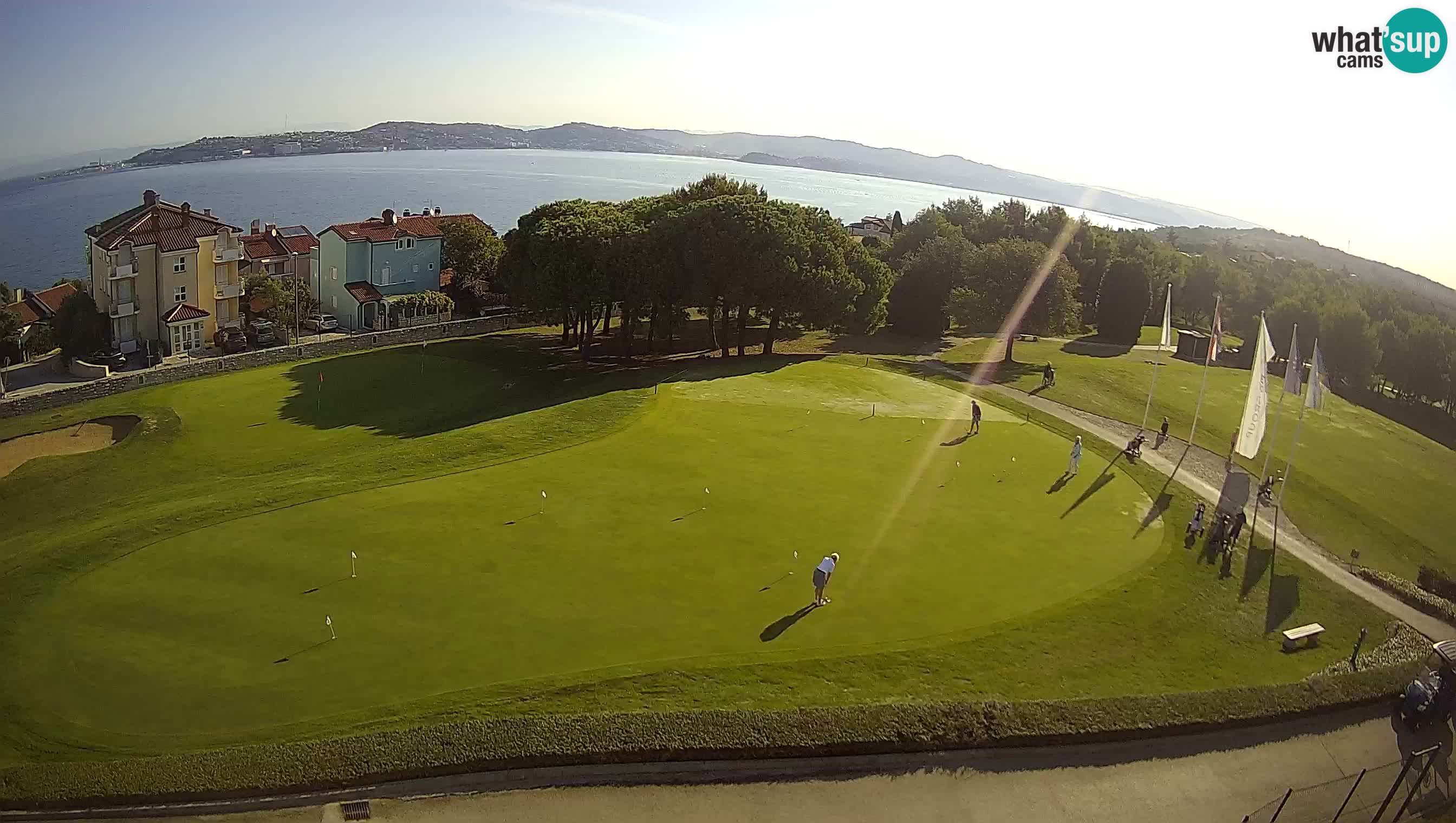 Golf Adriatique Webcam en direct Savudrija – Rezidencija Skiper – Istrie – Croatie