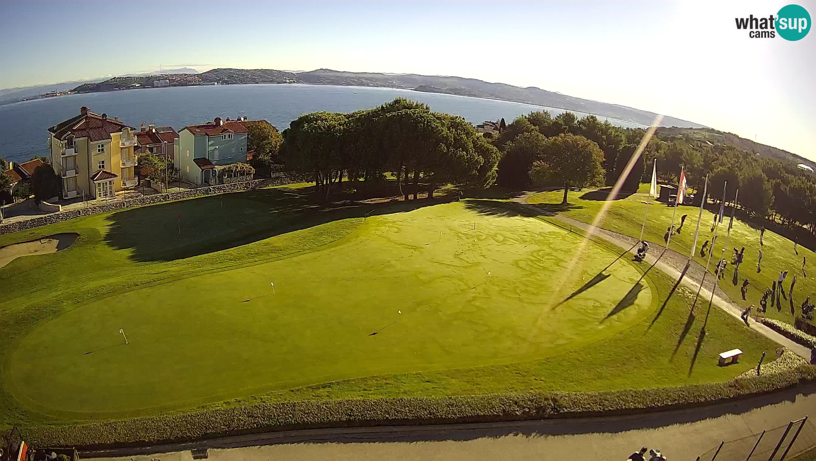 Golf Adriatique Webcam en direct Savudrija – Rezidencija Skiper – Istrie – Croatie