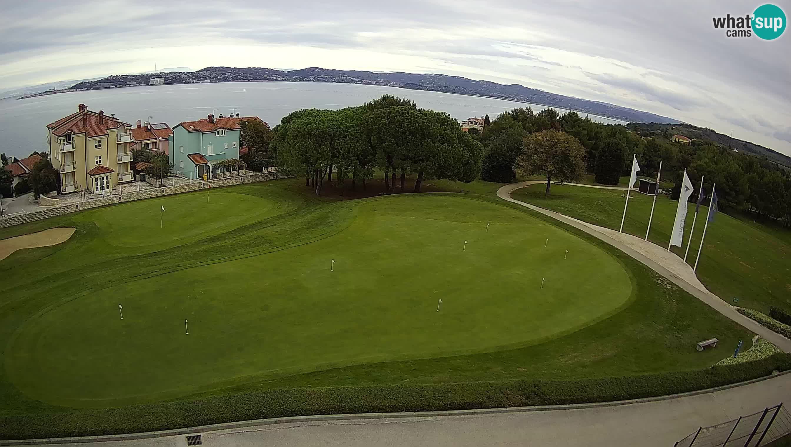 Golf Adriatique Webcam en direct Savudrija – Rezidencija Skiper – Istrie – Croatie