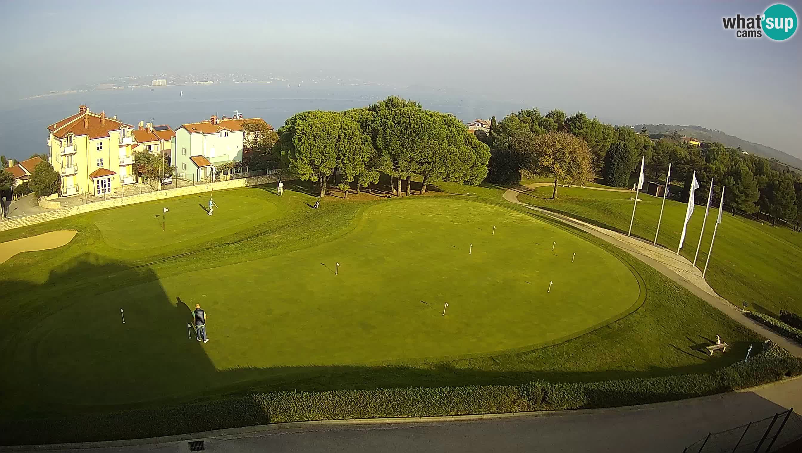 Golf Adriatique Webcam en direct Savudrija – Rezidencija Skiper – Istrie – Croatie