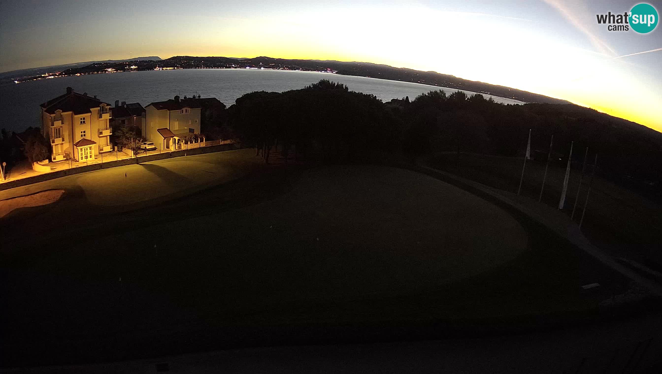 Golf Adriatique Webcam en direct Savudrija – Rezidencija Skiper – Istrie – Croatie