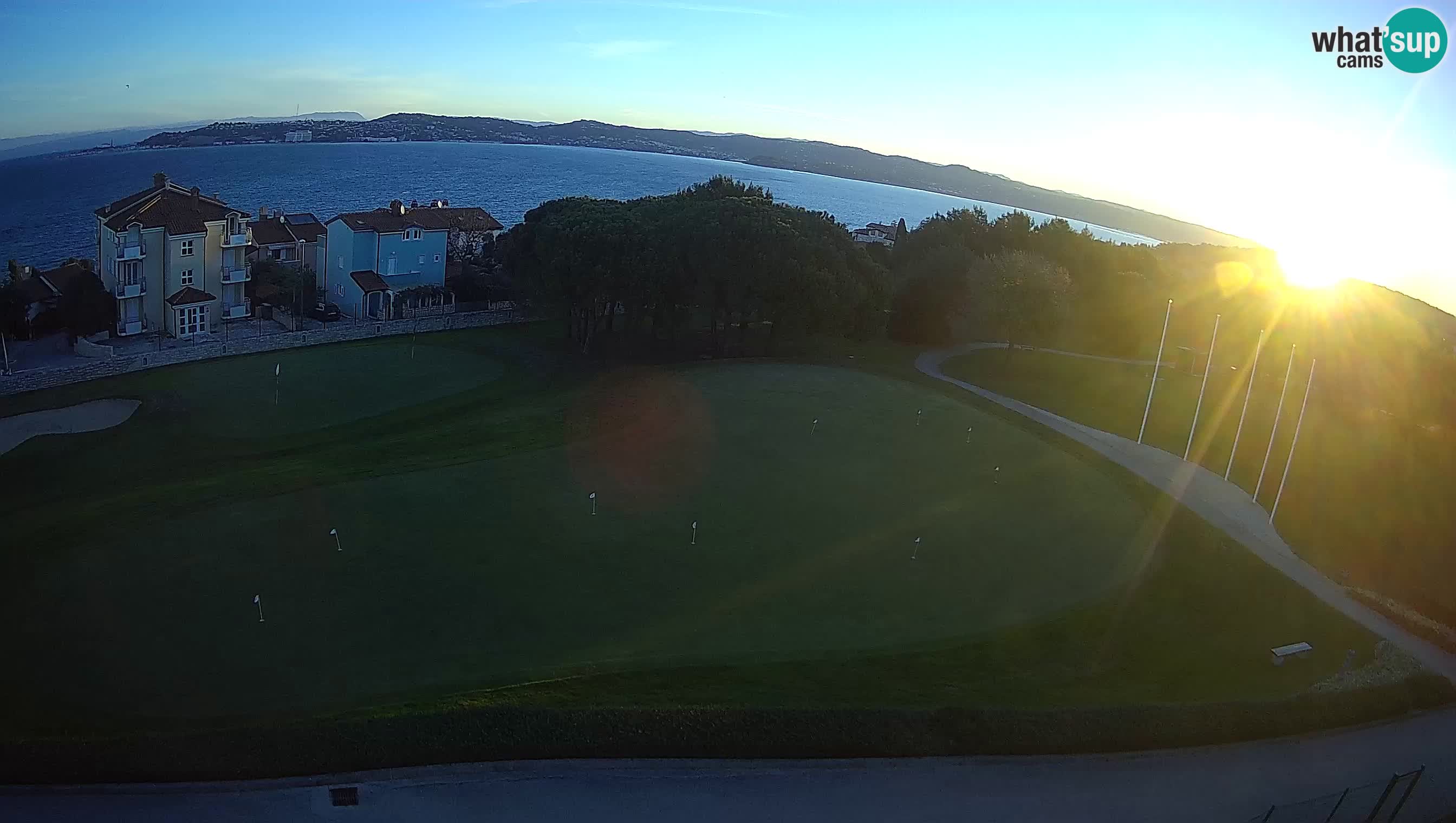 Golf Adriatique Webcam en direct Savudrija – Rezidencija Skiper – Istrie – Croatie