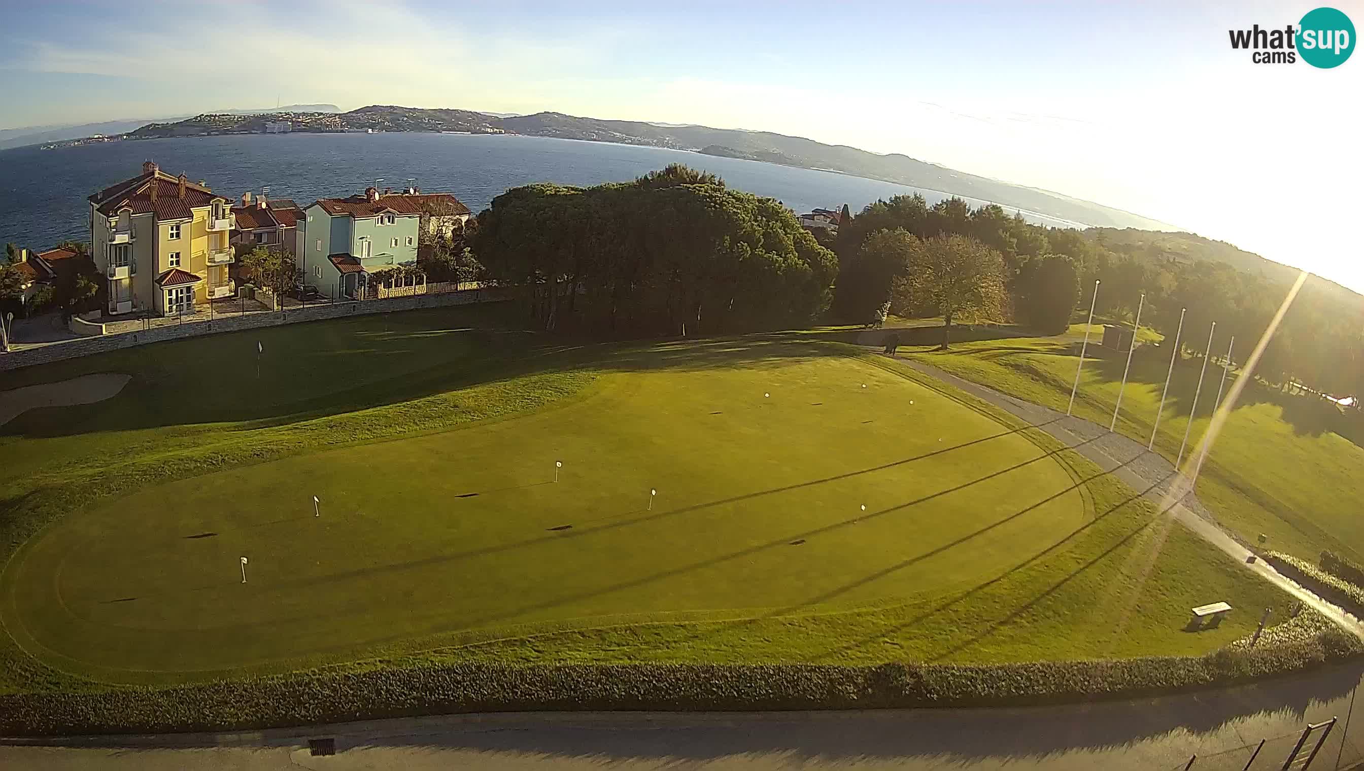 Golf Adriatique Webcam en direct Savudrija – Rezidencija Skiper – Istrie – Croatie