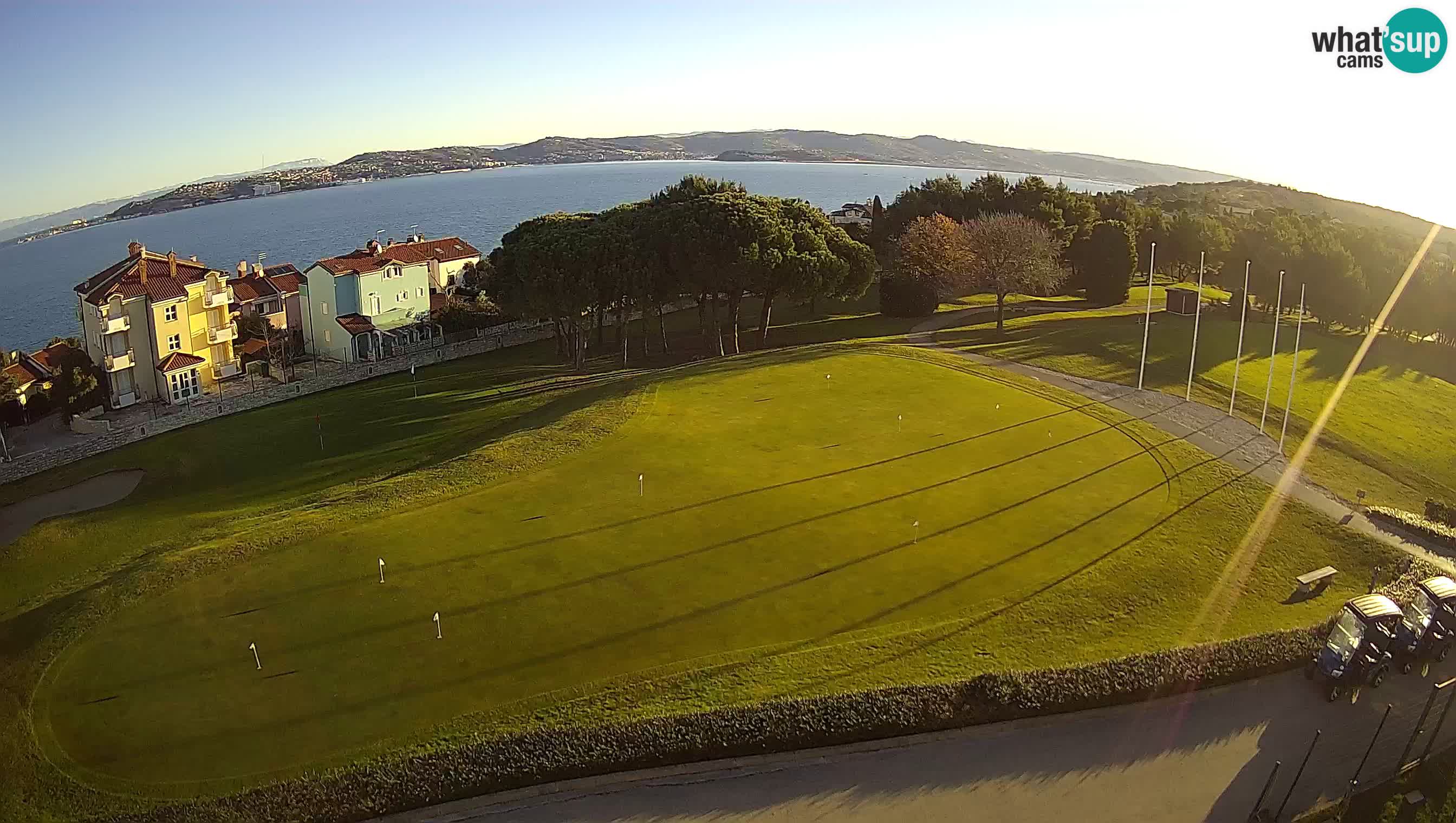 Golf Adriatique Webcam en direct Savudrija – Rezidencija Skiper – Istrie – Croatie