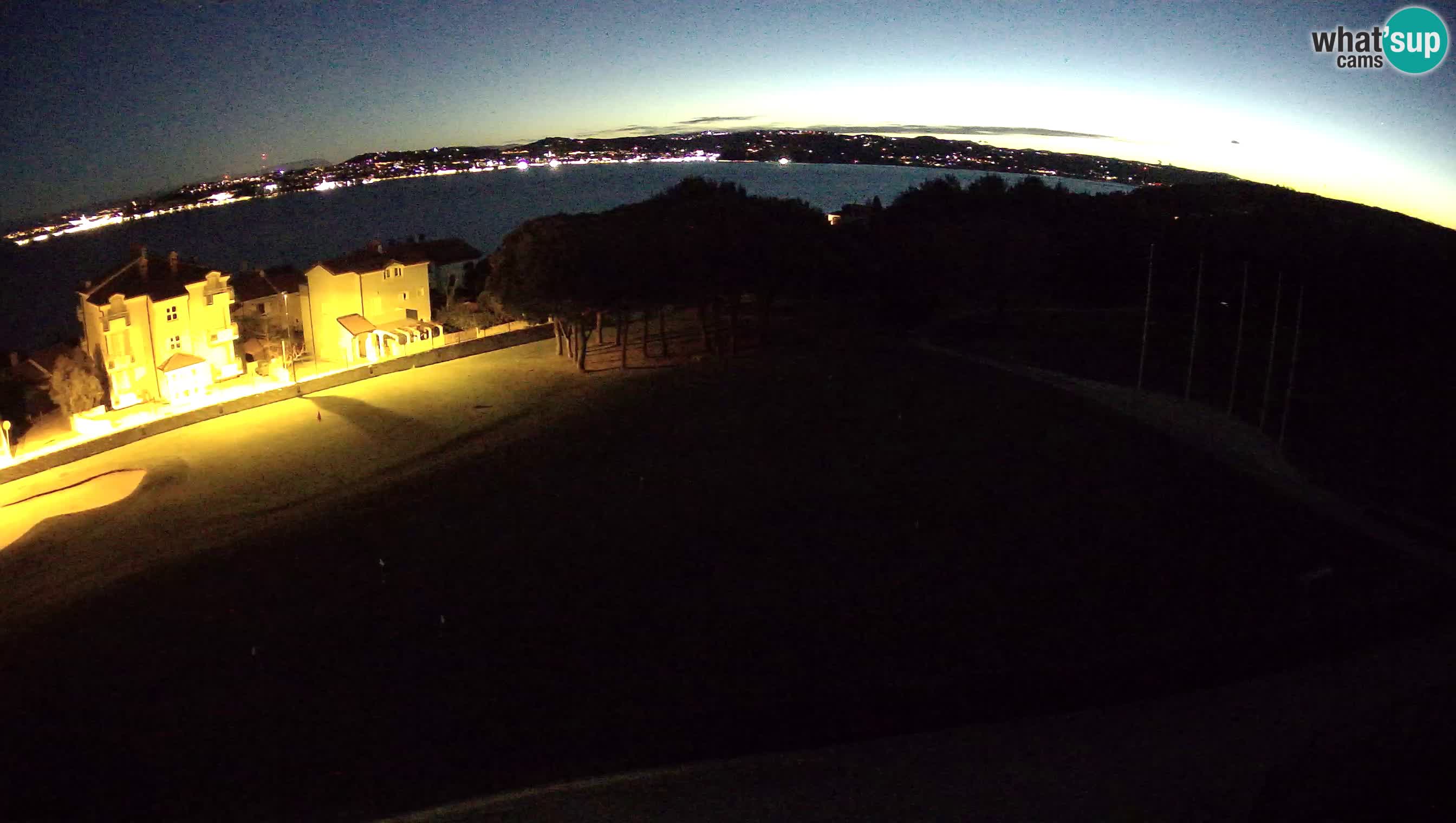 Golf Adriatique Webcam en direct Savudrija – Rezidencija Skiper – Istrie – Croatie