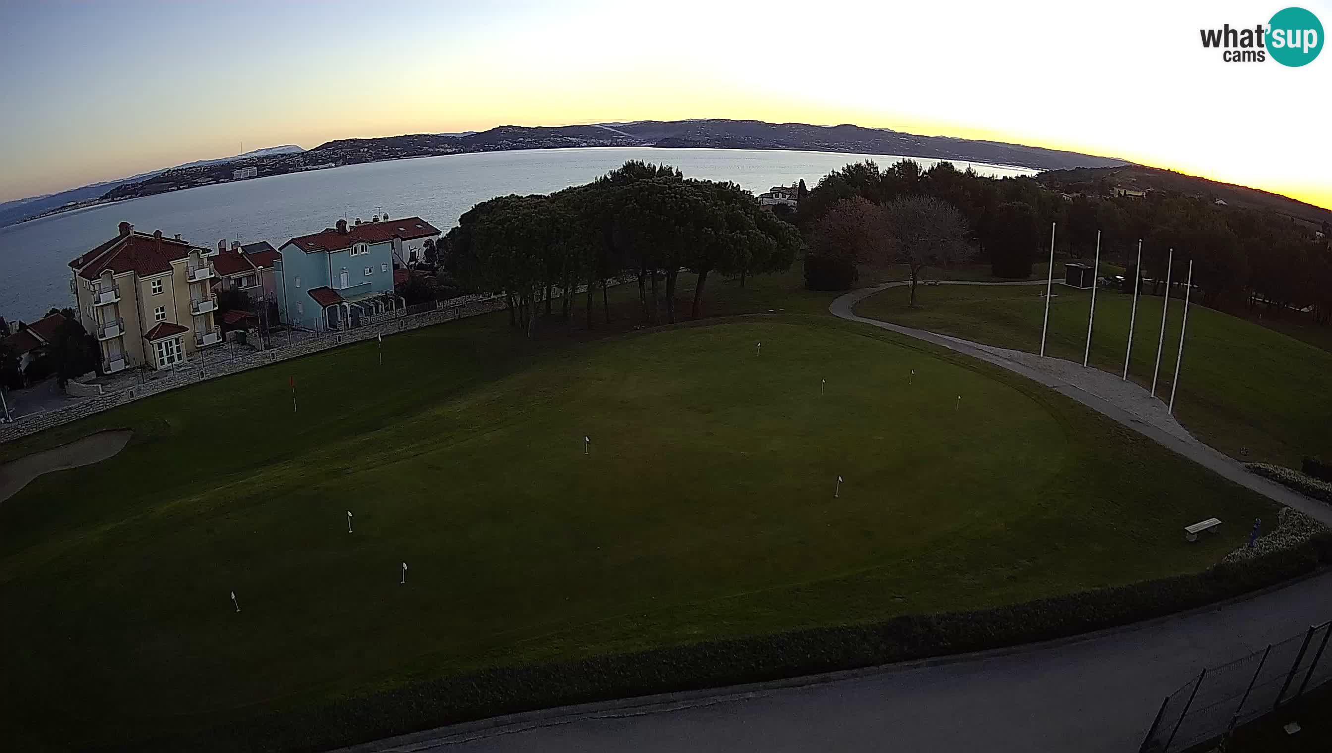 Golf Adriatic Cámara web en vivo Savudrija – Rezidencija Skiper – Istria – Croacia