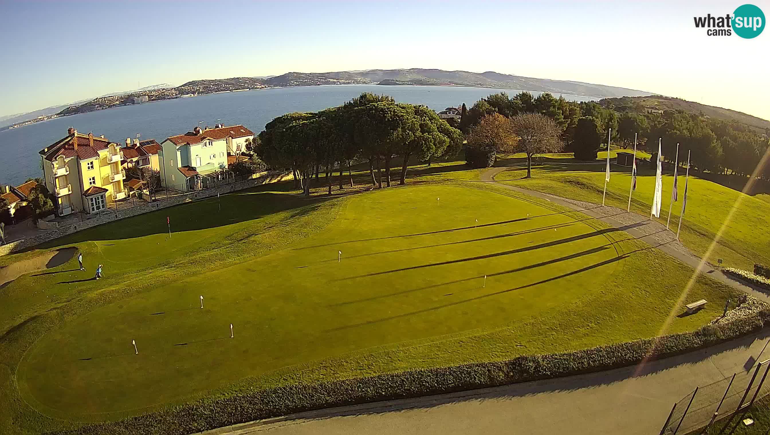 Golf Adriatique Webcam en direct Savudrija – Rezidencija Skiper – Istrie – Croatie