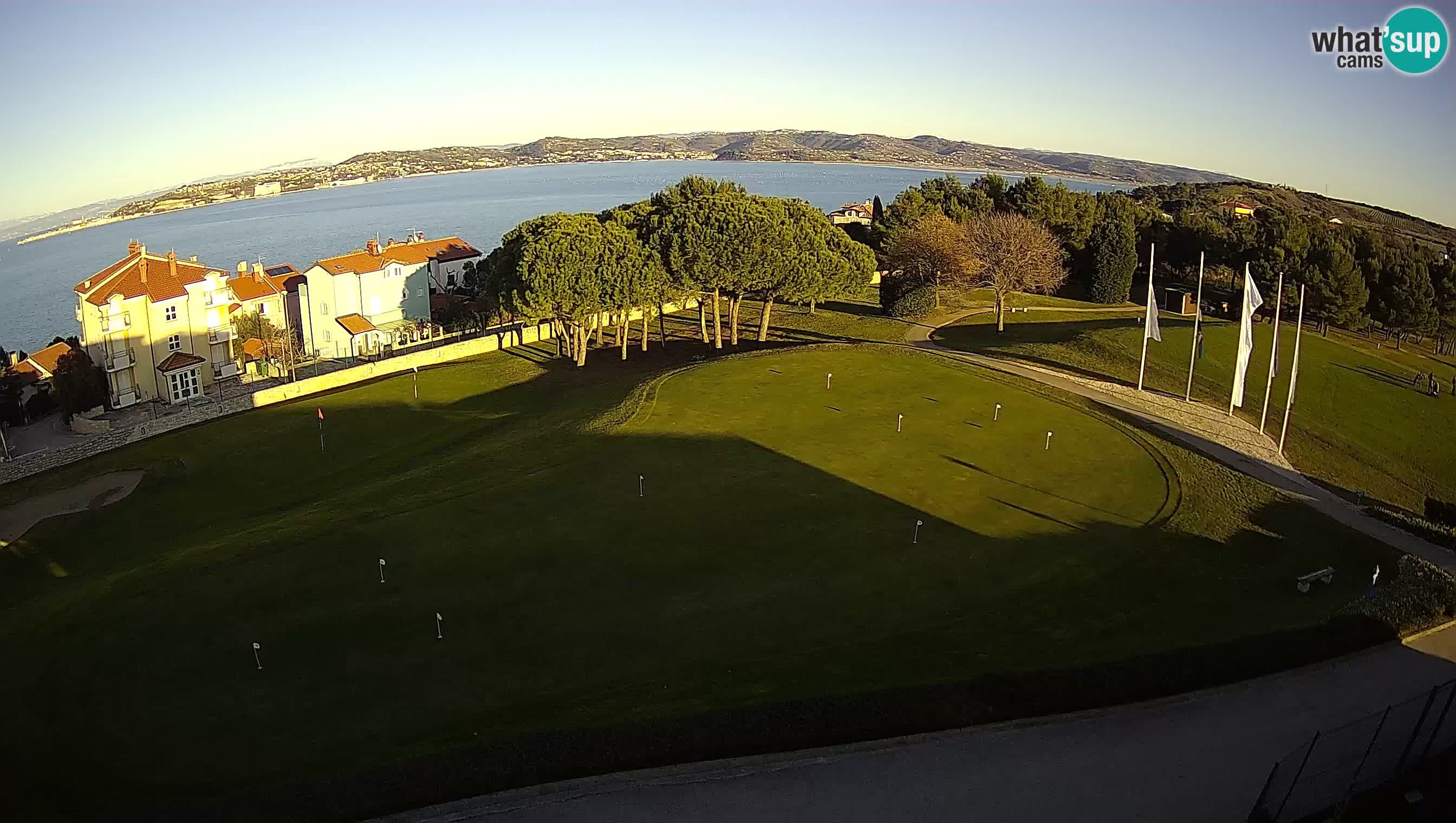 Golf Adriatique Webcam en direct Savudrija – Rezidencija Skiper – Istrie – Croatie