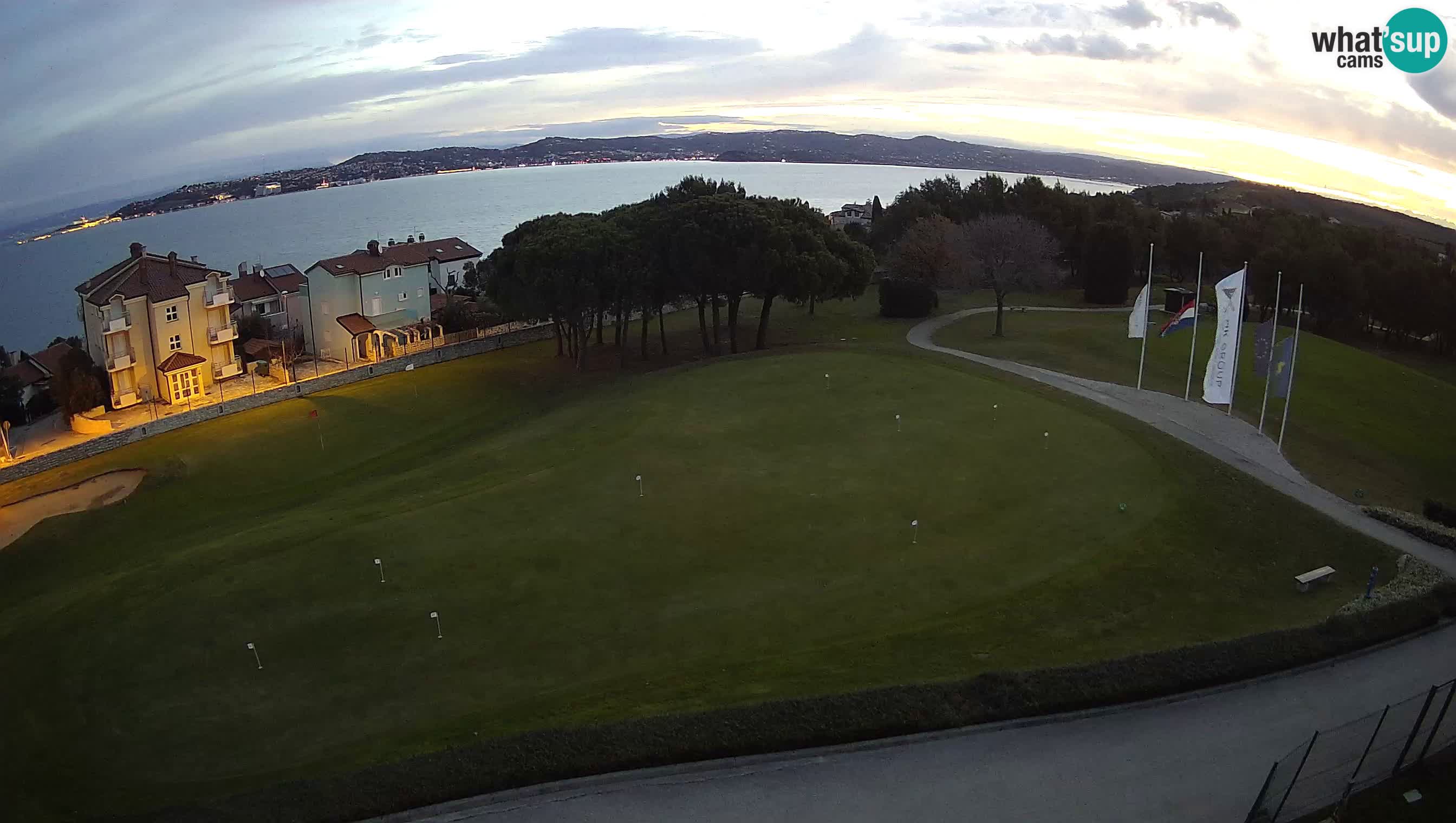 Golf Adriatique Webcam en direct Savudrija – Rezidencija Skiper – Istrie – Croatie