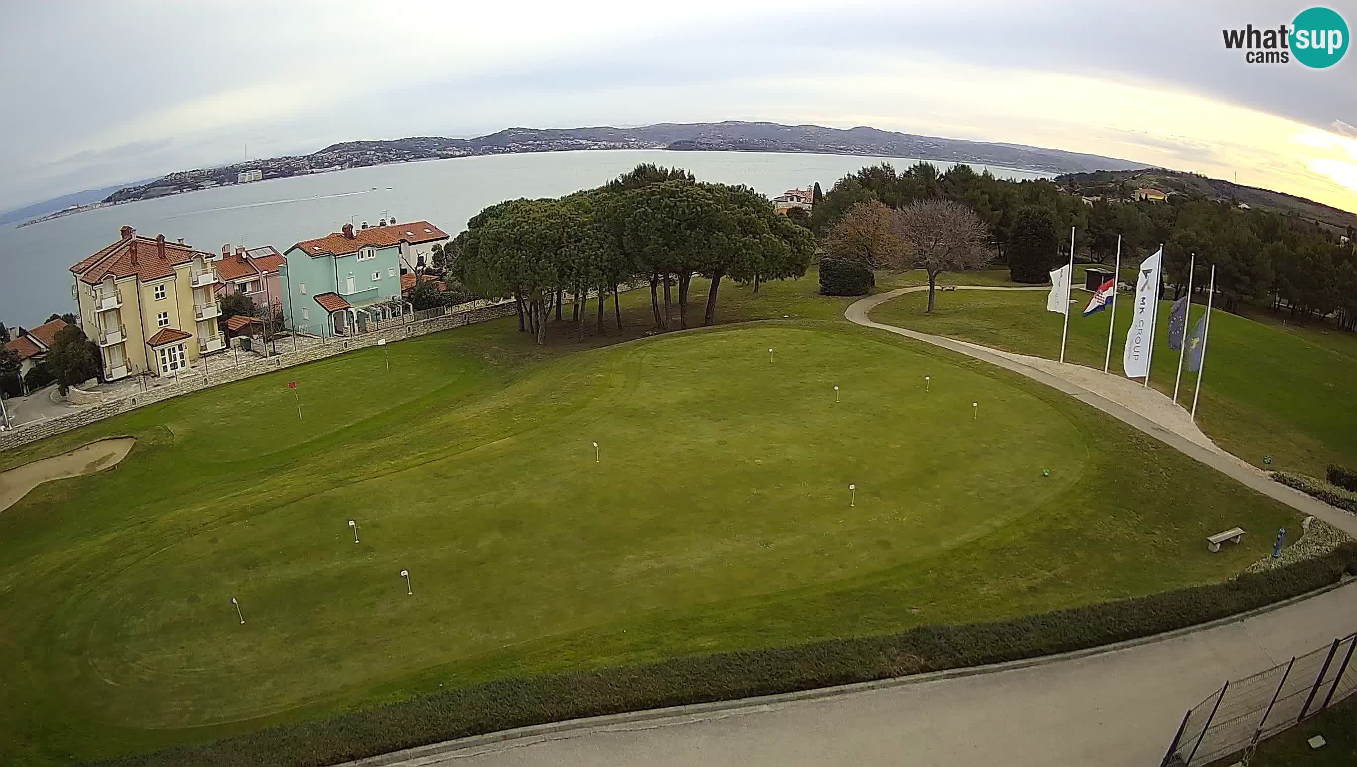 Golf Adriatique Webcam en direct Savudrija – Rezidencija Skiper – Istrie – Croatie