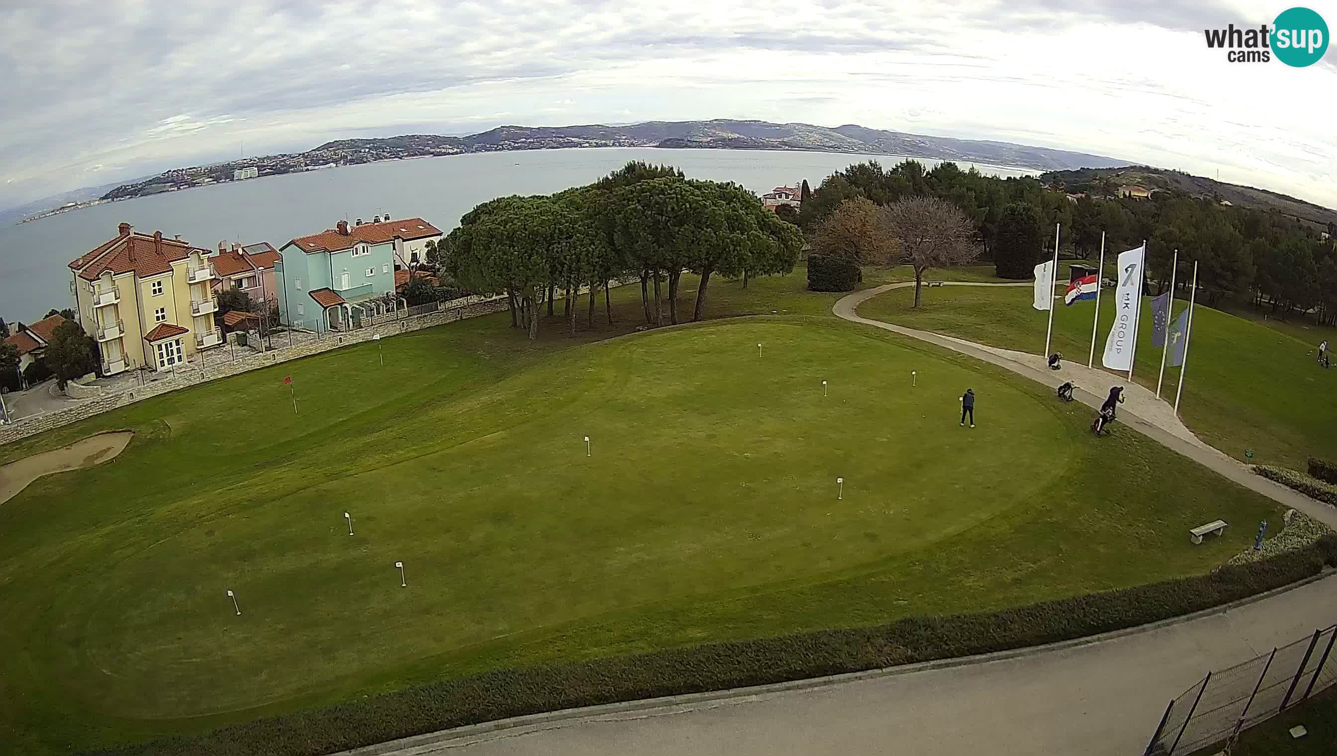 Golf Adriatique Webcam en direct Savudrija – Rezidencija Skiper – Istrie – Croatie