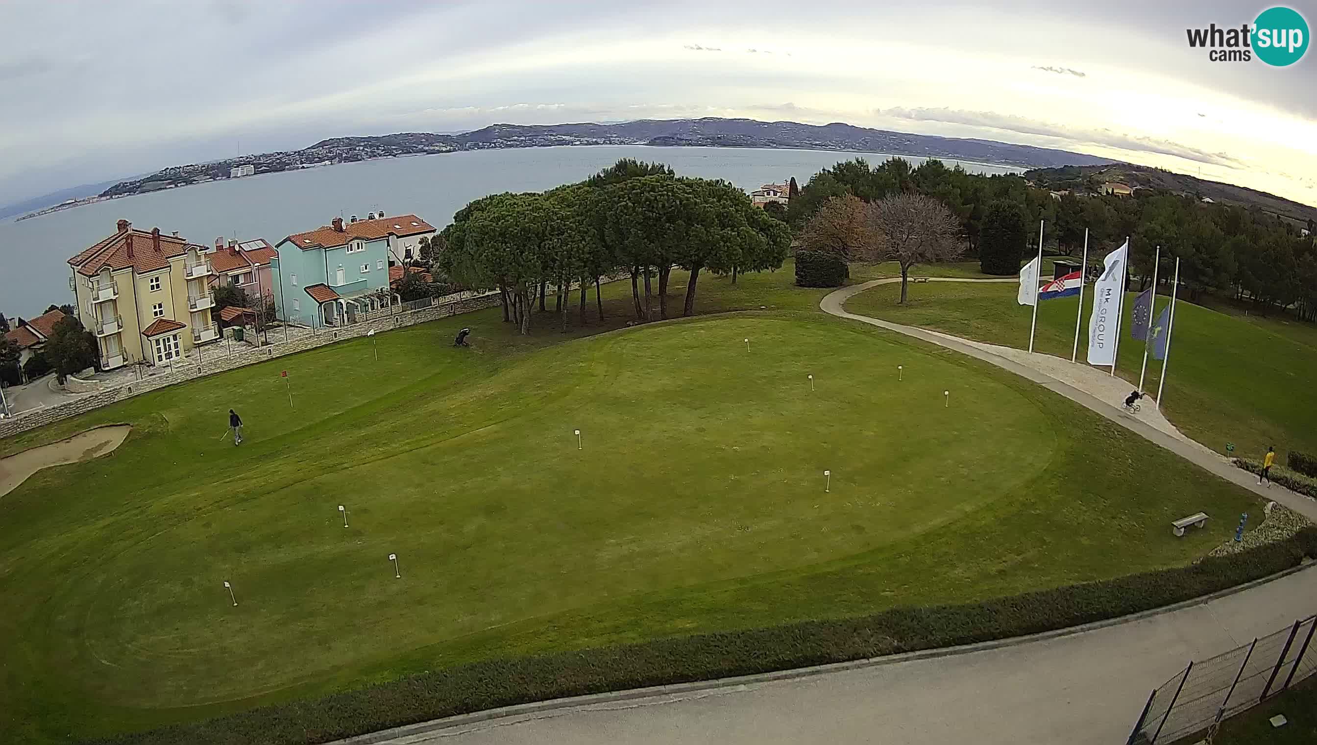 Golf Adriatique Webcam en direct Savudrija – Rezidencija Skiper – Istrie – Croatie