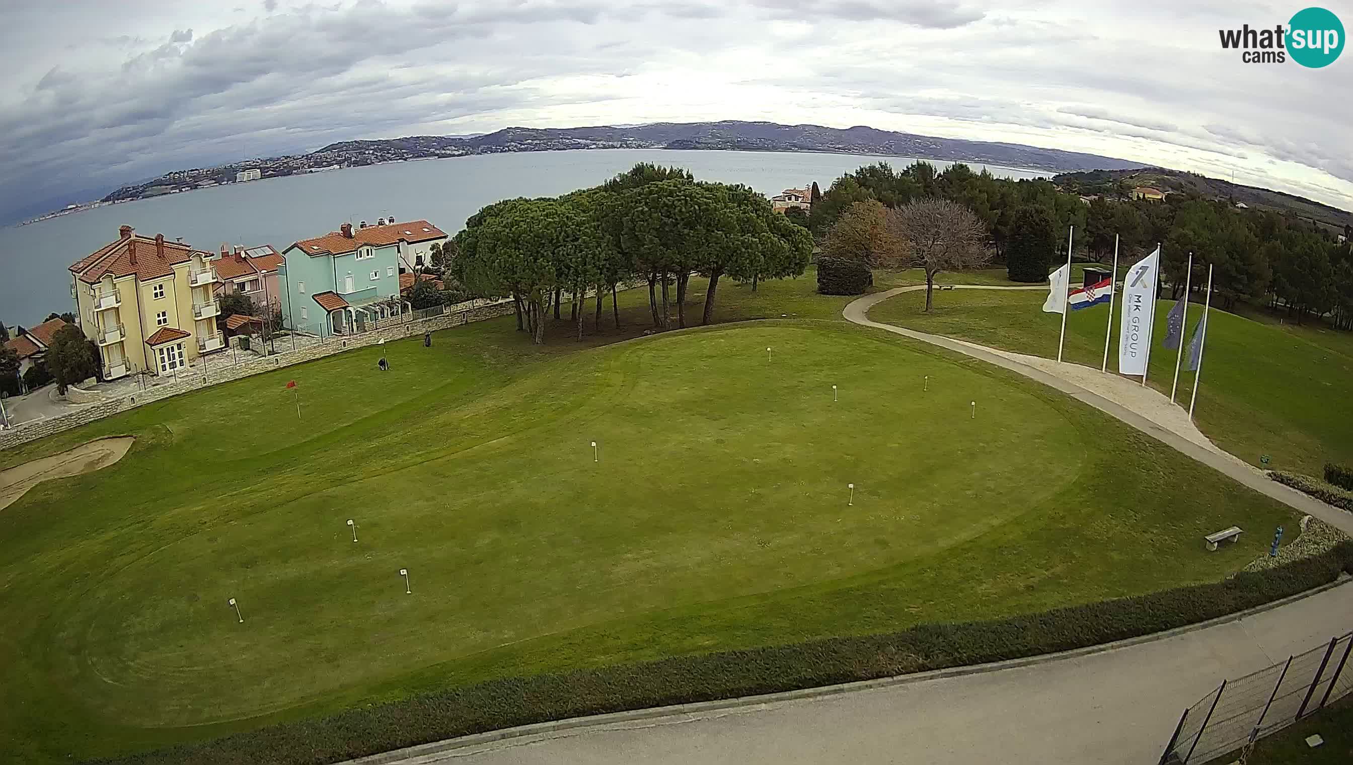 Golf Adriatique Webcam en direct Savudrija – Rezidencija Skiper – Istrie – Croatie