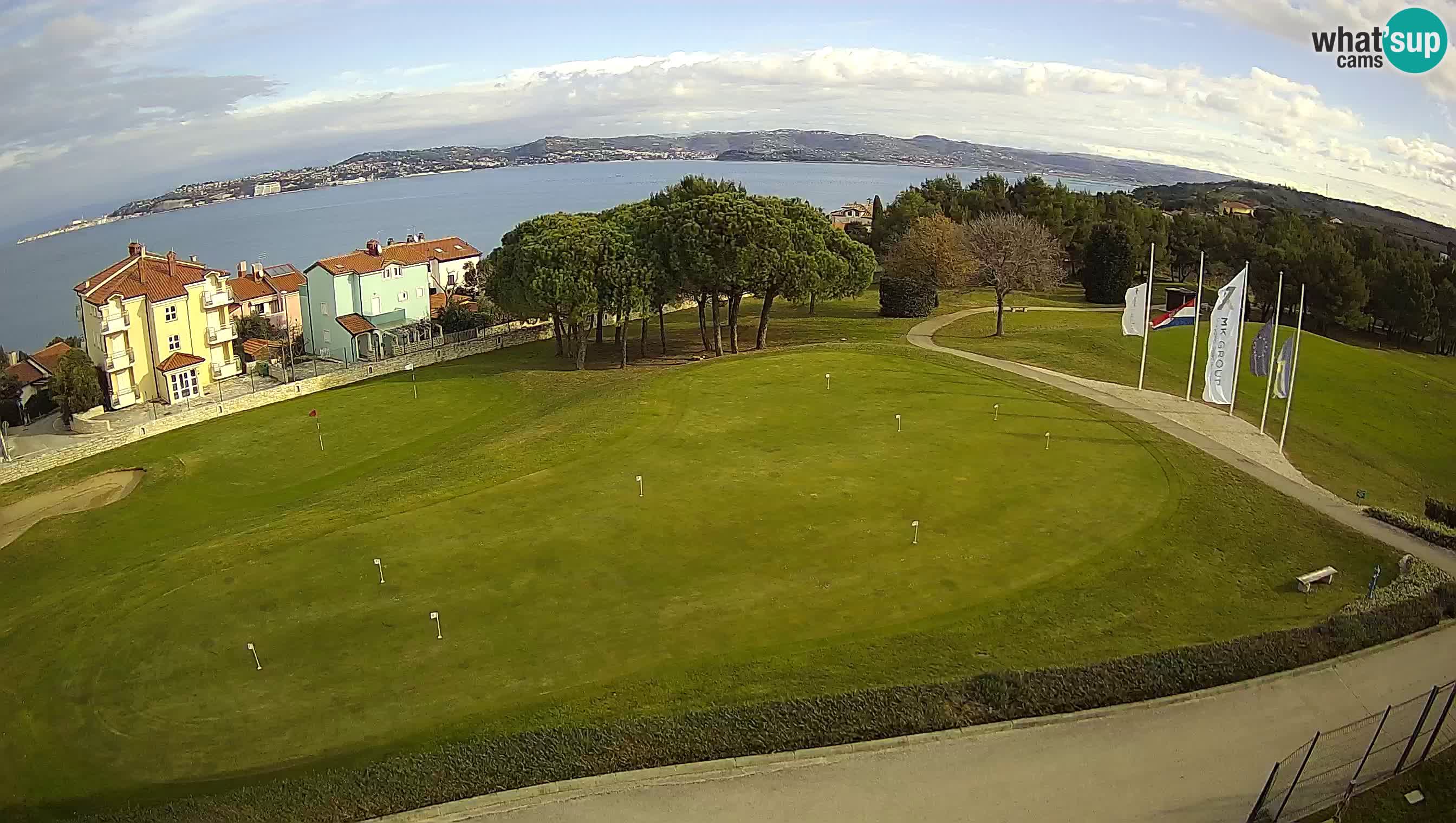 Golf Adriatique Webcam en direct Savudrija – Rezidencija Skiper – Istrie – Croatie