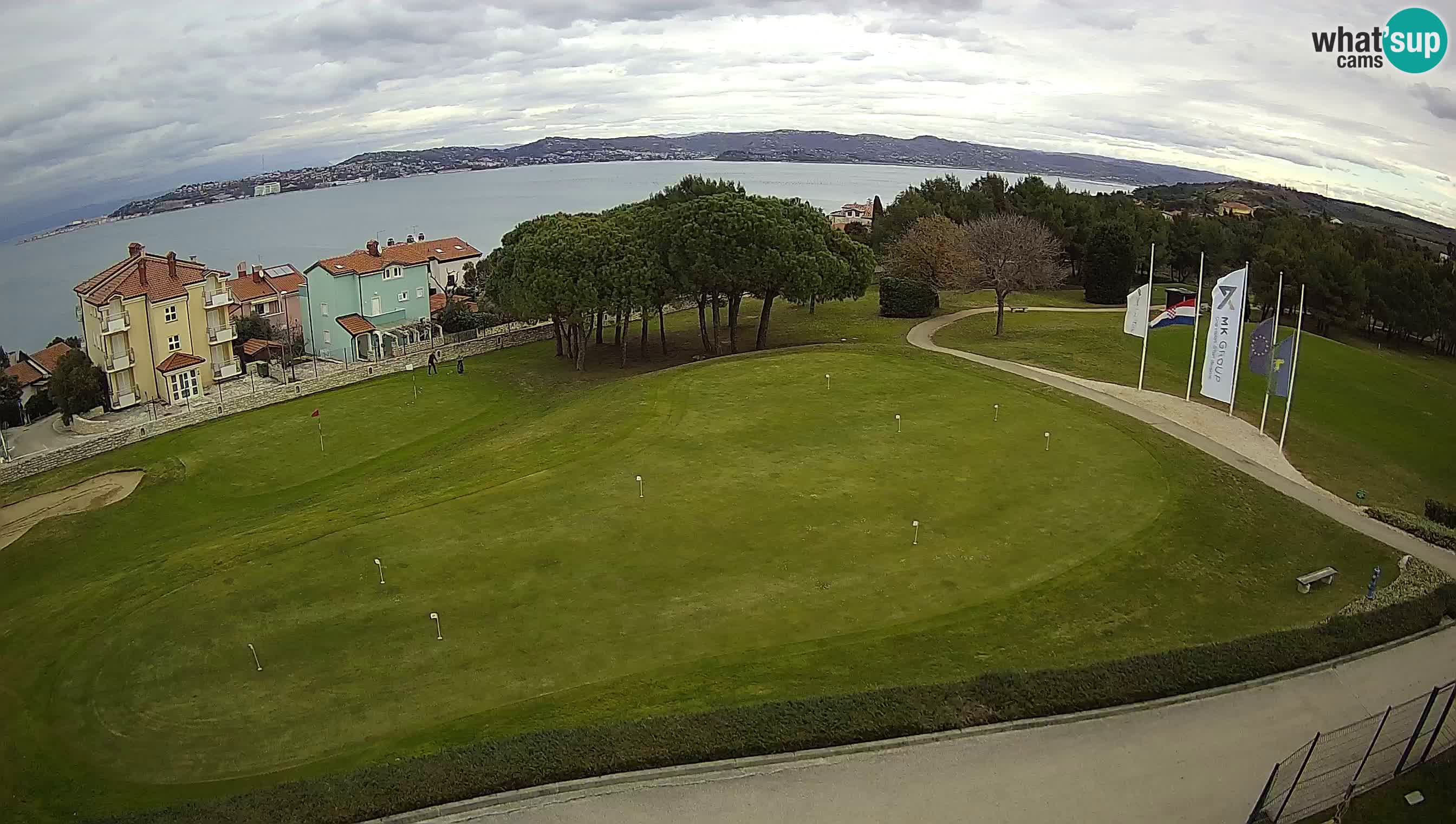 Golf Adriatique Webcam en direct Savudrija – Rezidencija Skiper – Istrie – Croatie