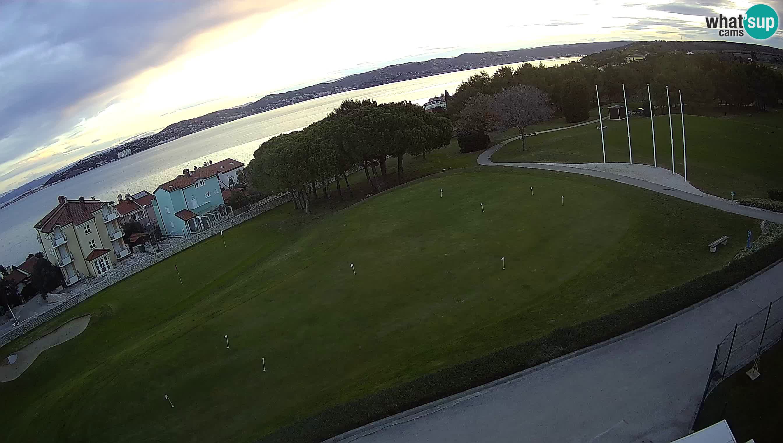 Golf Adriatique Webcam en direct Savudrija – Rezidencija Skiper – Istrie – Croatie