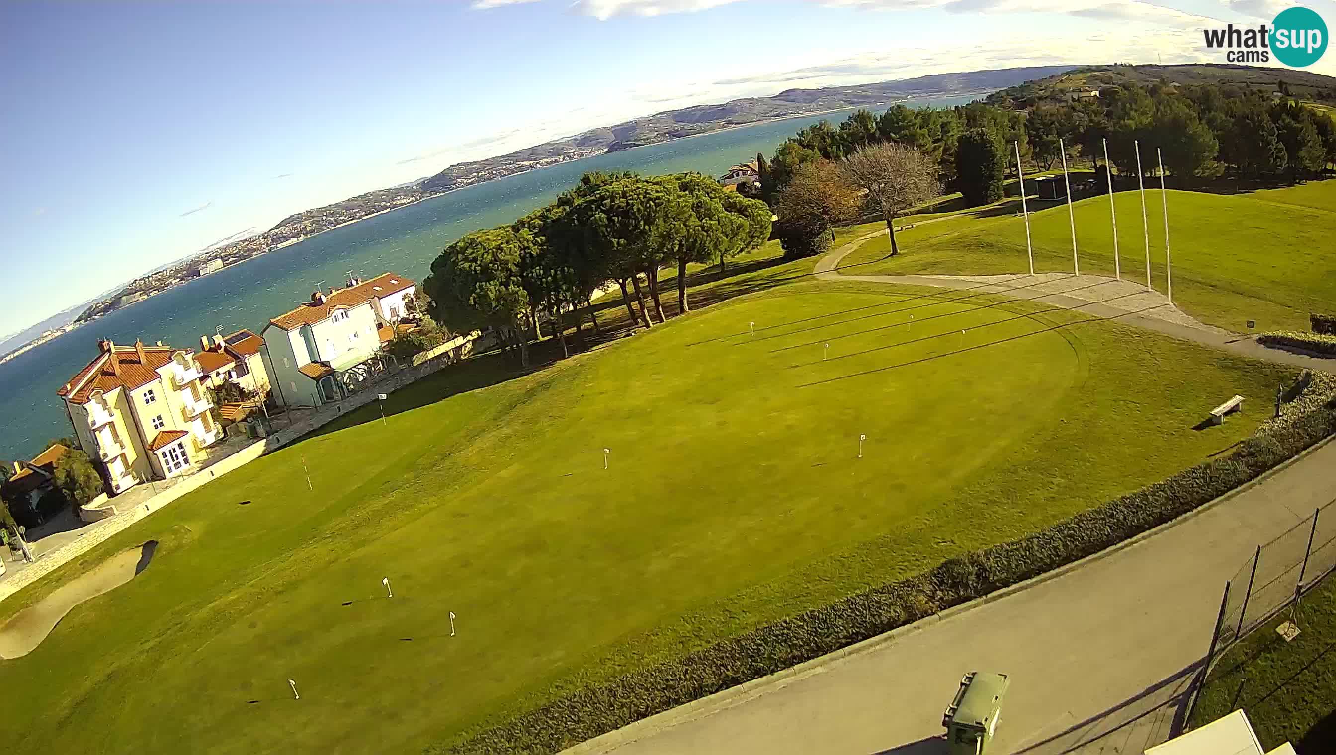 Golf Adriatique Webcam en direct Savudrija – Rezidencija Skiper – Istrie – Croatie