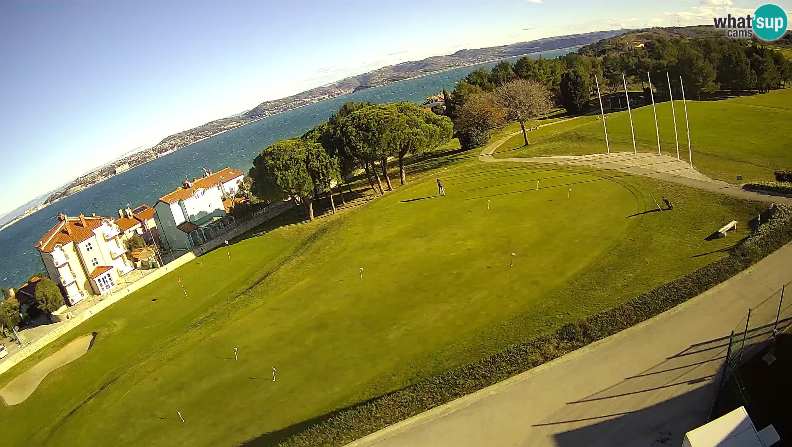 Golf Adriatique Webcam en direct Savudrija – Rezidencija Skiper – Istrie – Croatie