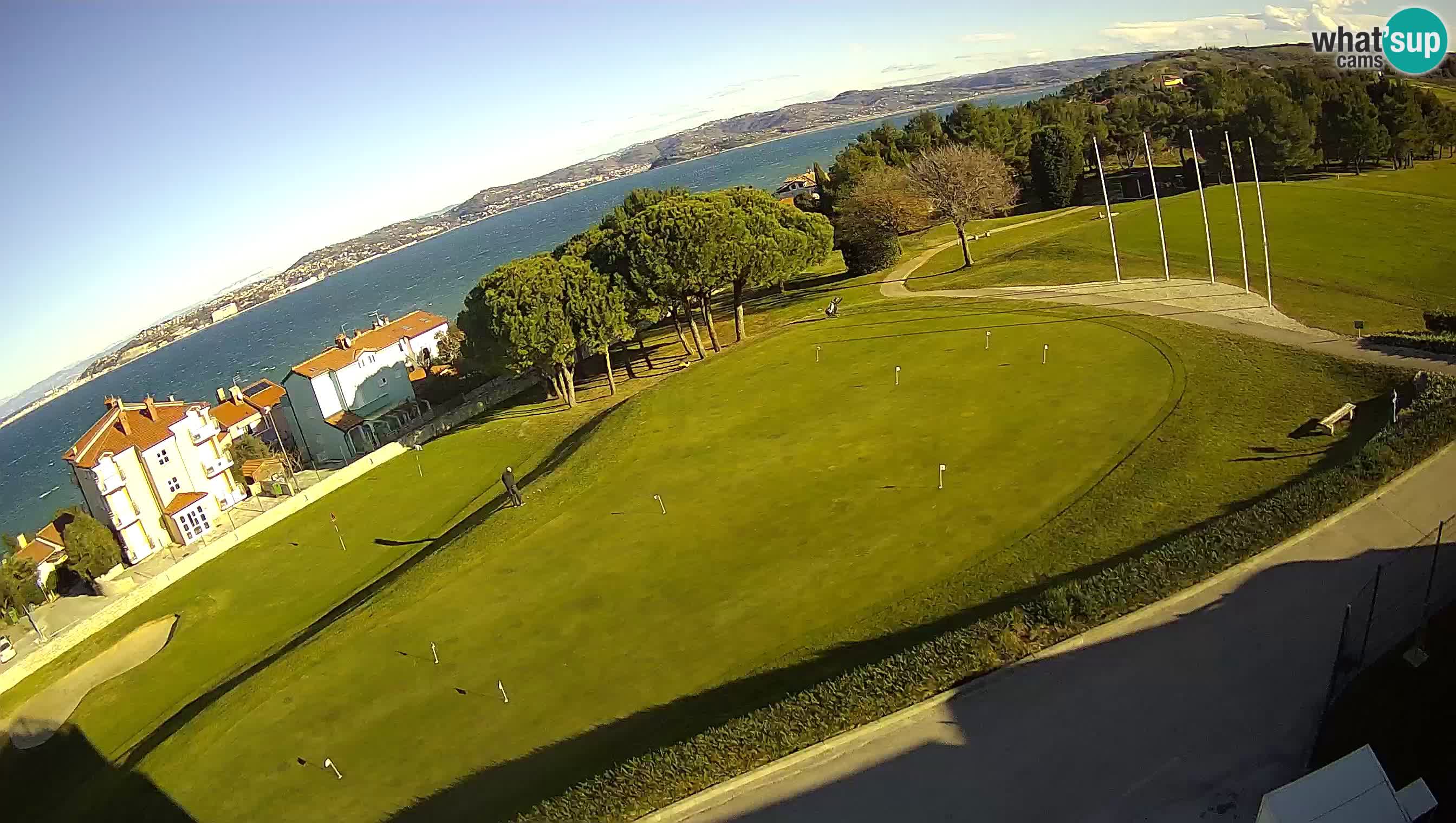 Golf Adriatique Webcam en direct Savudrija – Rezidencija Skiper – Istrie – Croatie